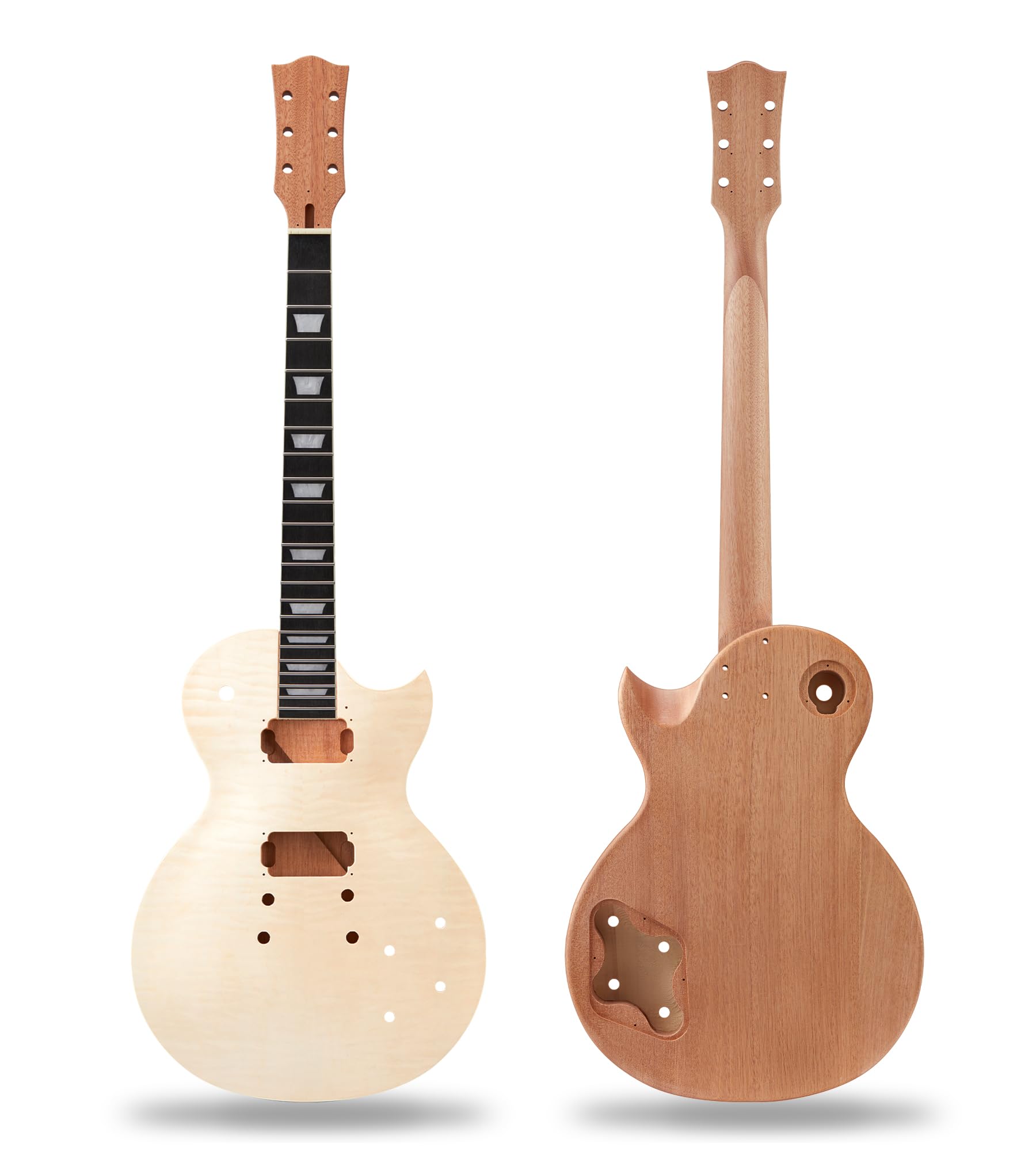 Tostar DIY Electric Guitar Kit, Solderless, Multi Sanded Polished Body, LP