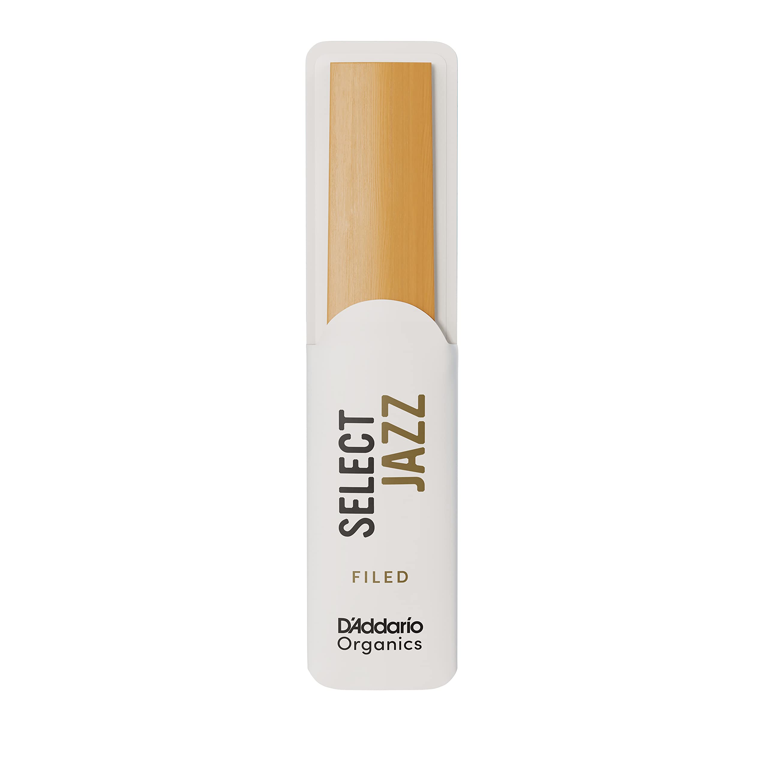 D’Addario ORSF05BSX3S Organic Select Jazz Filed Baritone Saxophone Reeds – Sax Reeds – Individually Sealed – 3 Soft, 5 Pack