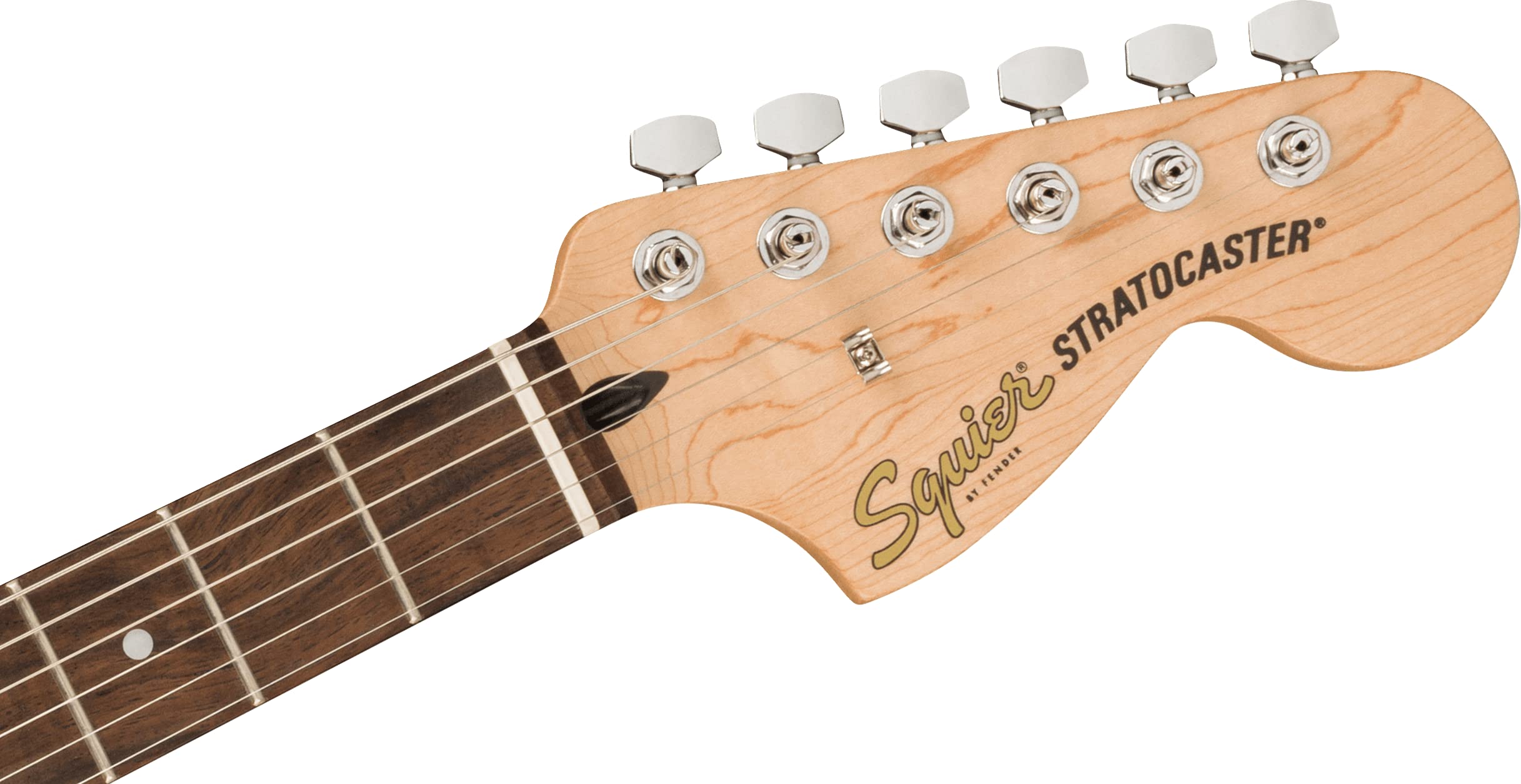 Fender Squier Affinity Series Stratocaster Electric Guitar, Olympic White, Laurel Fingerboard