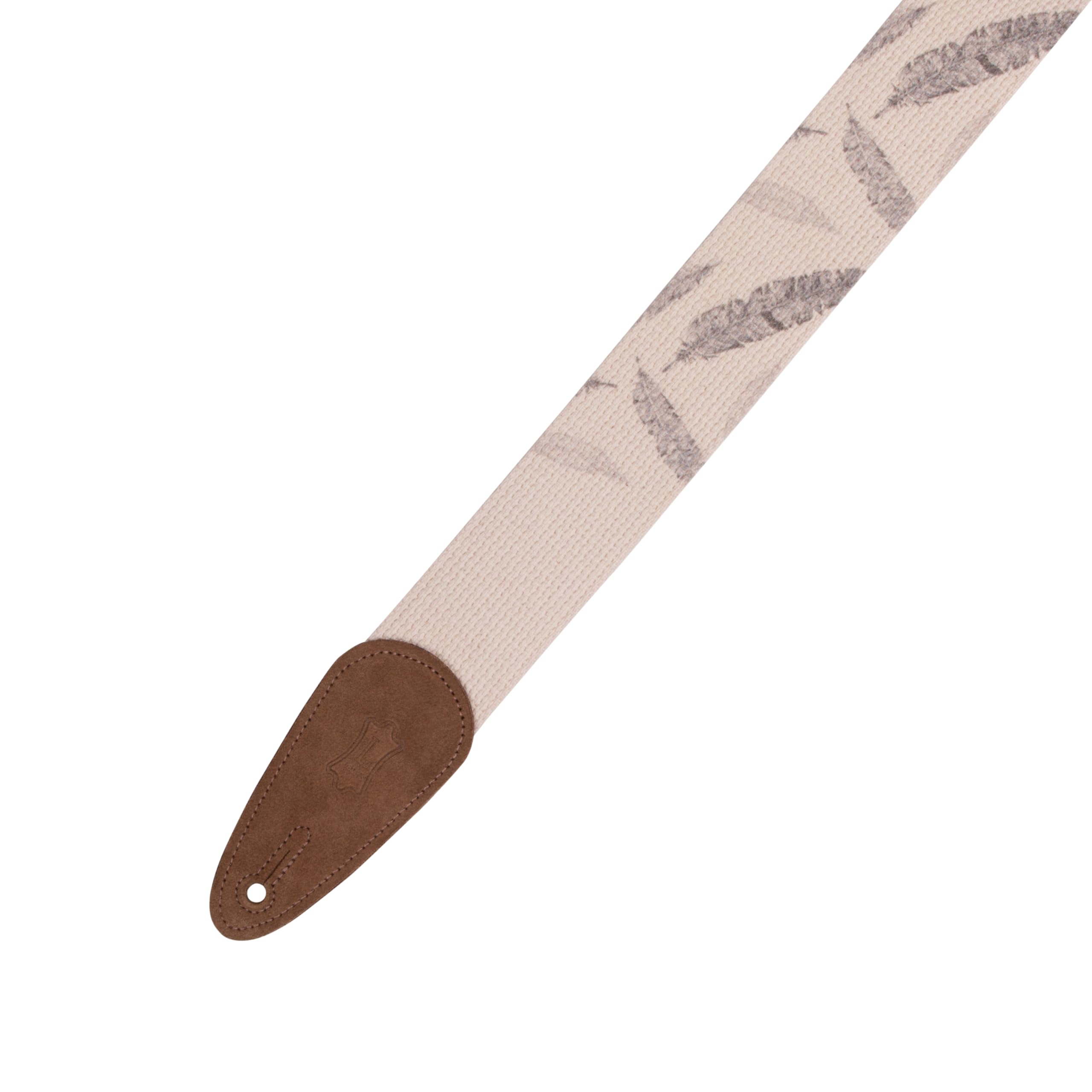 Levy’s Leathers 2″ cotton guitar strap with decorative print and suede ends, Tri-glide adjustable to 65″ (MC8U-007)