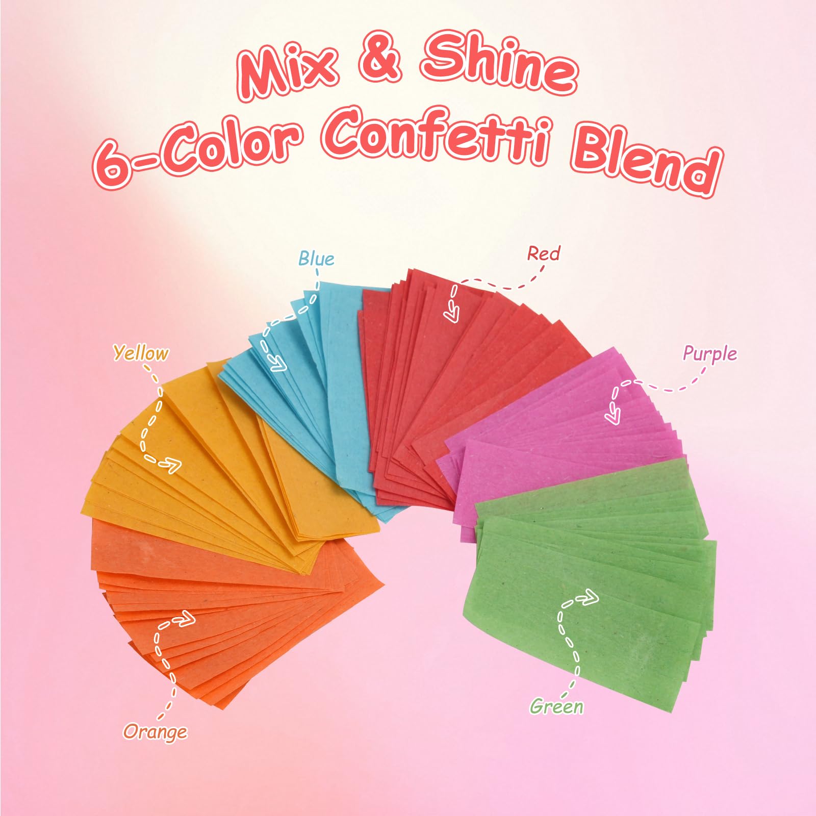 BriSunshine 2.2 lb Multicolor Confetti Paper (Pack of 1)