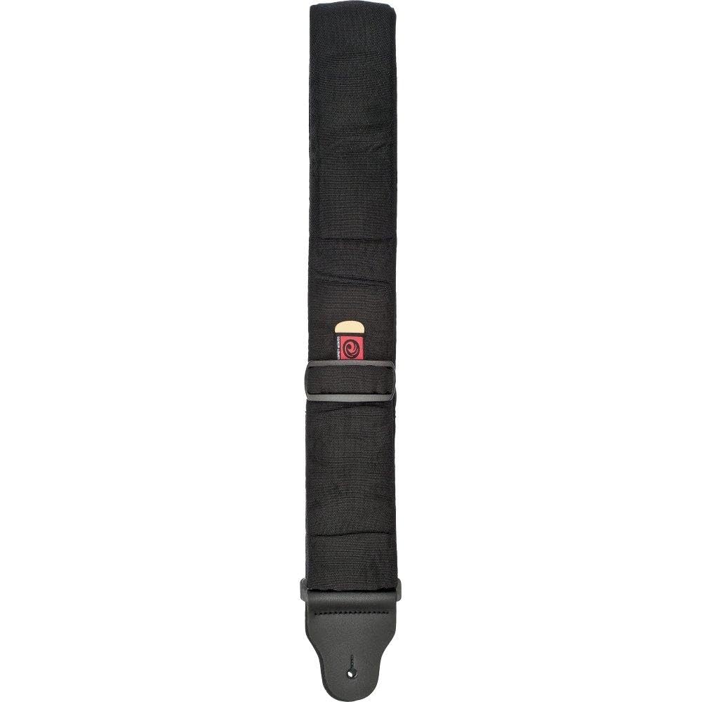 D’Addario 74T000 Accessories Bass Guitar Strap – Bass Strap – Guitar Strap for Bass Players – Internal Pad – Black – 3” Wide