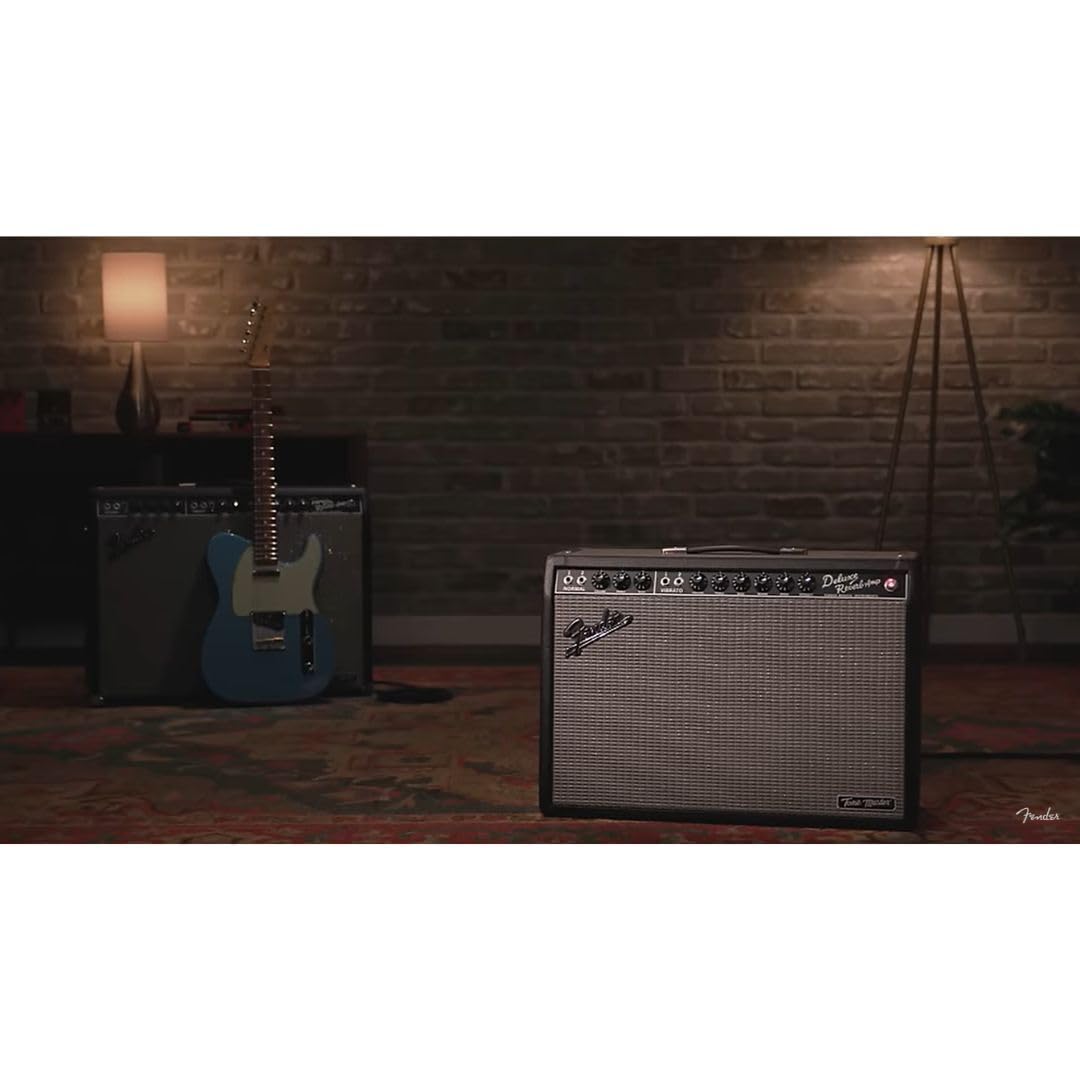 Fender 2274100000 Tone Master Deluxe Reverb Guitar Amplifier, Black, with 2-Year Warranty