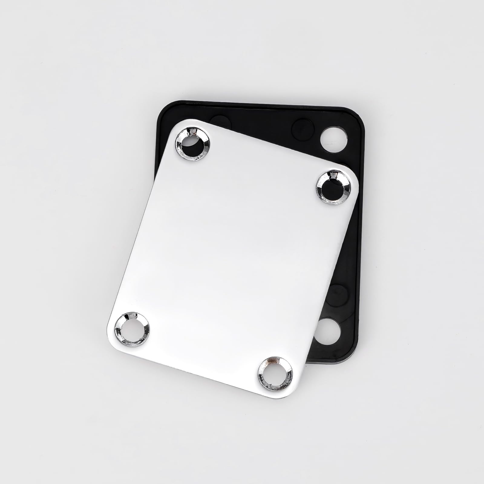 Swhmc Chrome Neck Plate for Electric Guitar, Silver