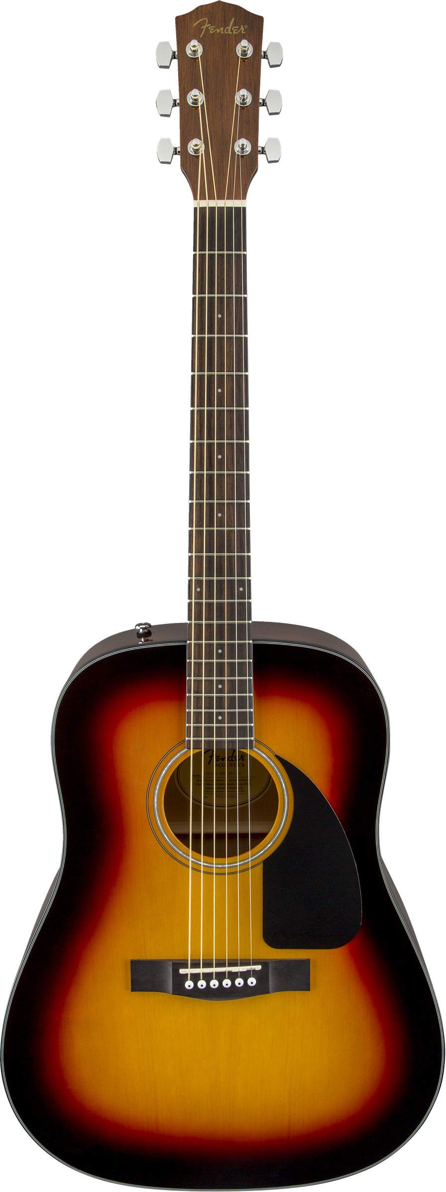 Fender 0970110232 CD-60 Dreadnought V3 Acoustic Guitar, with 2-Year Warranty, Sunburst, with Case