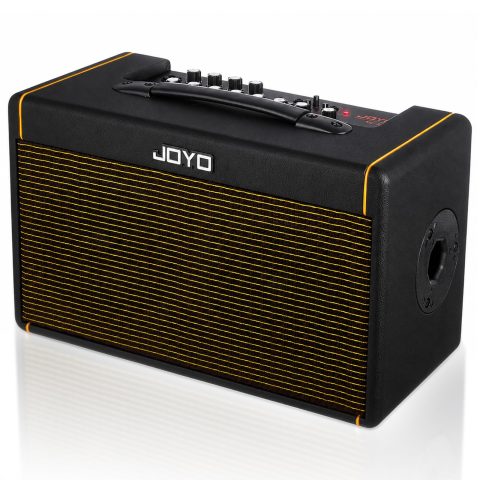 JOYO 40W Acoustic Guitar Amp Portable Stereo Amplifier with Bluetooth and Battery Powered, Reverb/Delay/Chorus, Mic Input, USB-C Recording for Outdoor Busking & Live Performance (AC-40S)