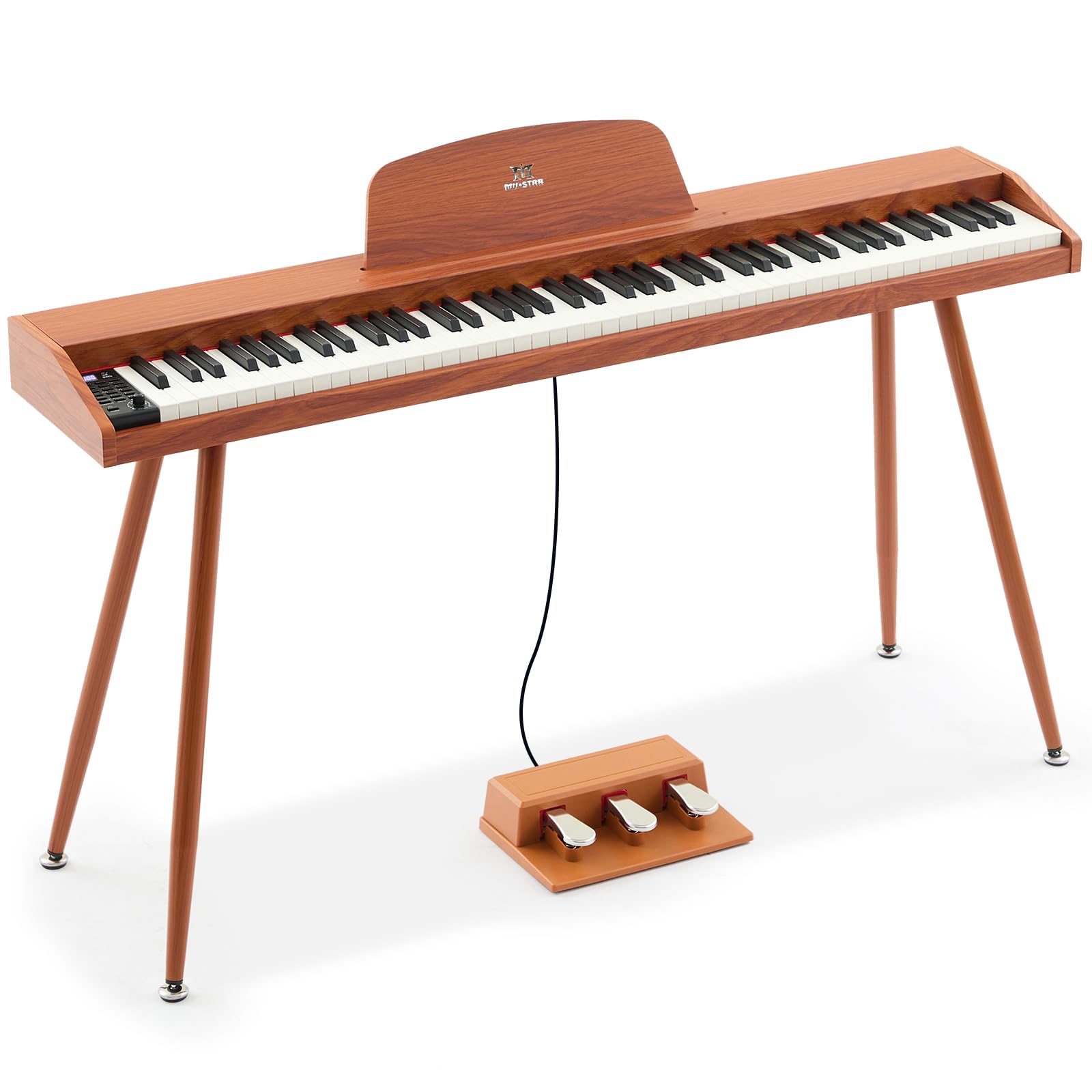 MUSTAR 88 Key Piano Keyboard Semi Weighted Home Digital Piano for Beginners