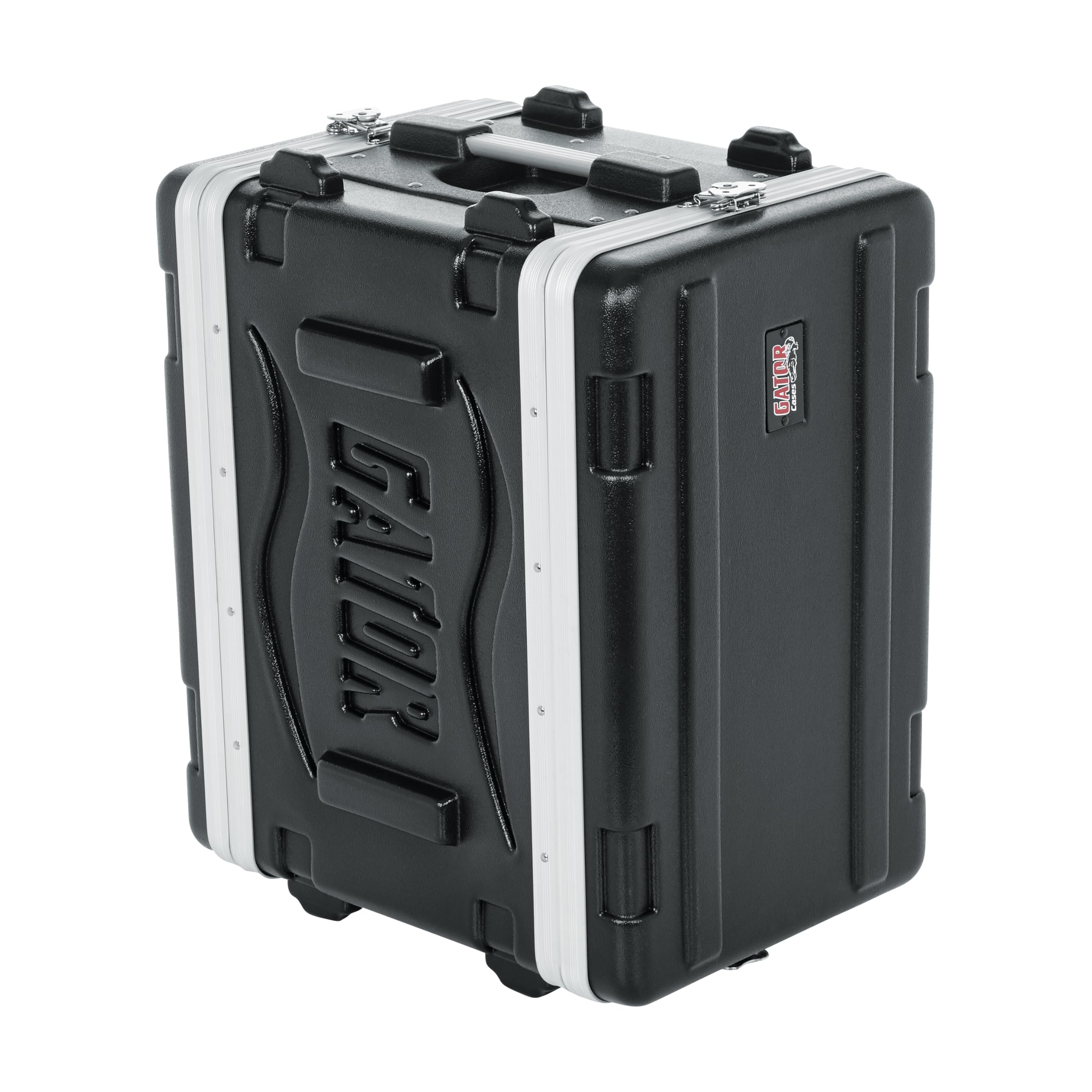 Gator Cases Lightweight Molded 6U Rack Case with Heavy Duty Latches, Shallow 14.25″ Depth (GR-6S)