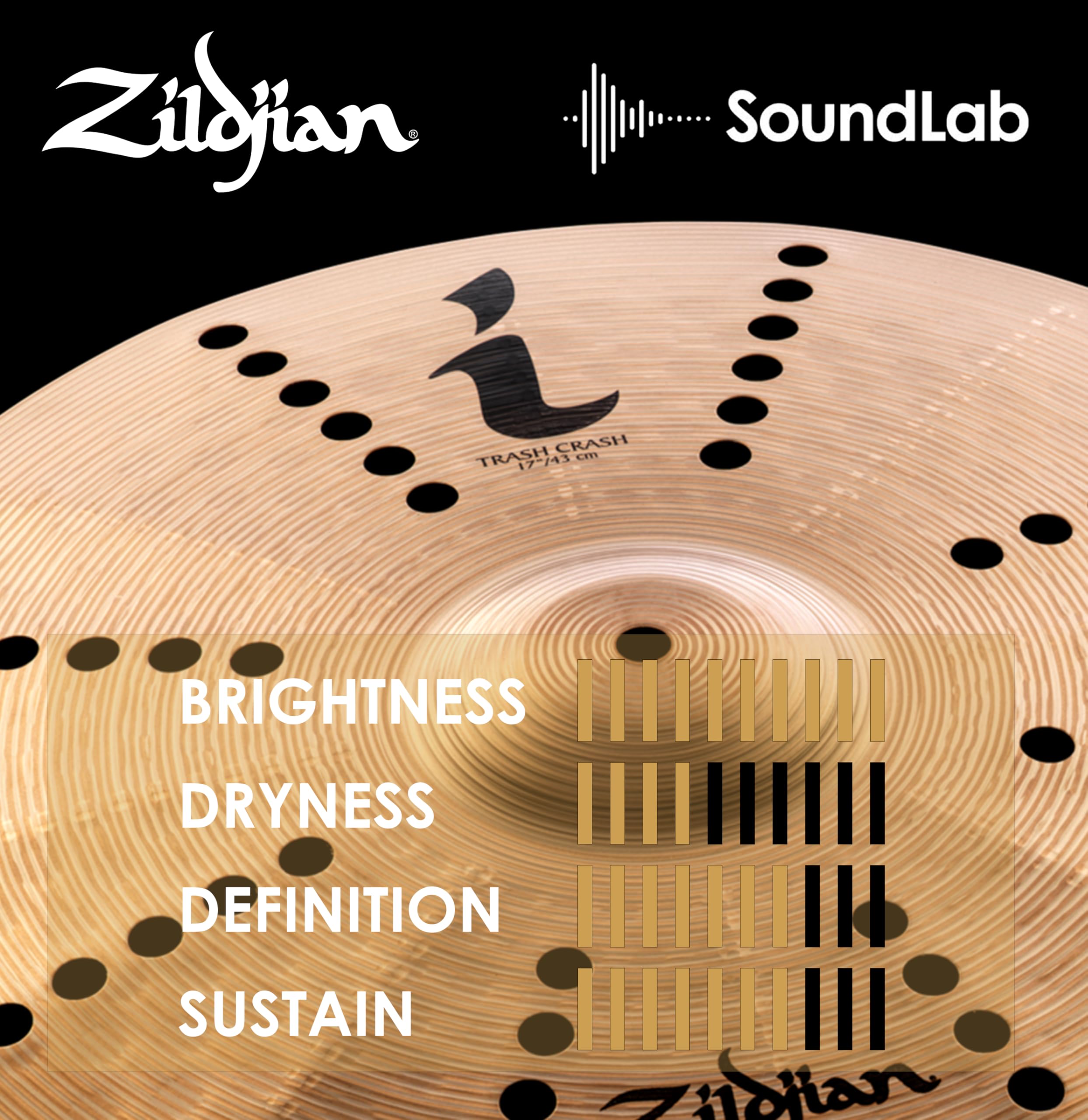 Zildjian ILH17TRC 17″ I Trash Crash Cymbal