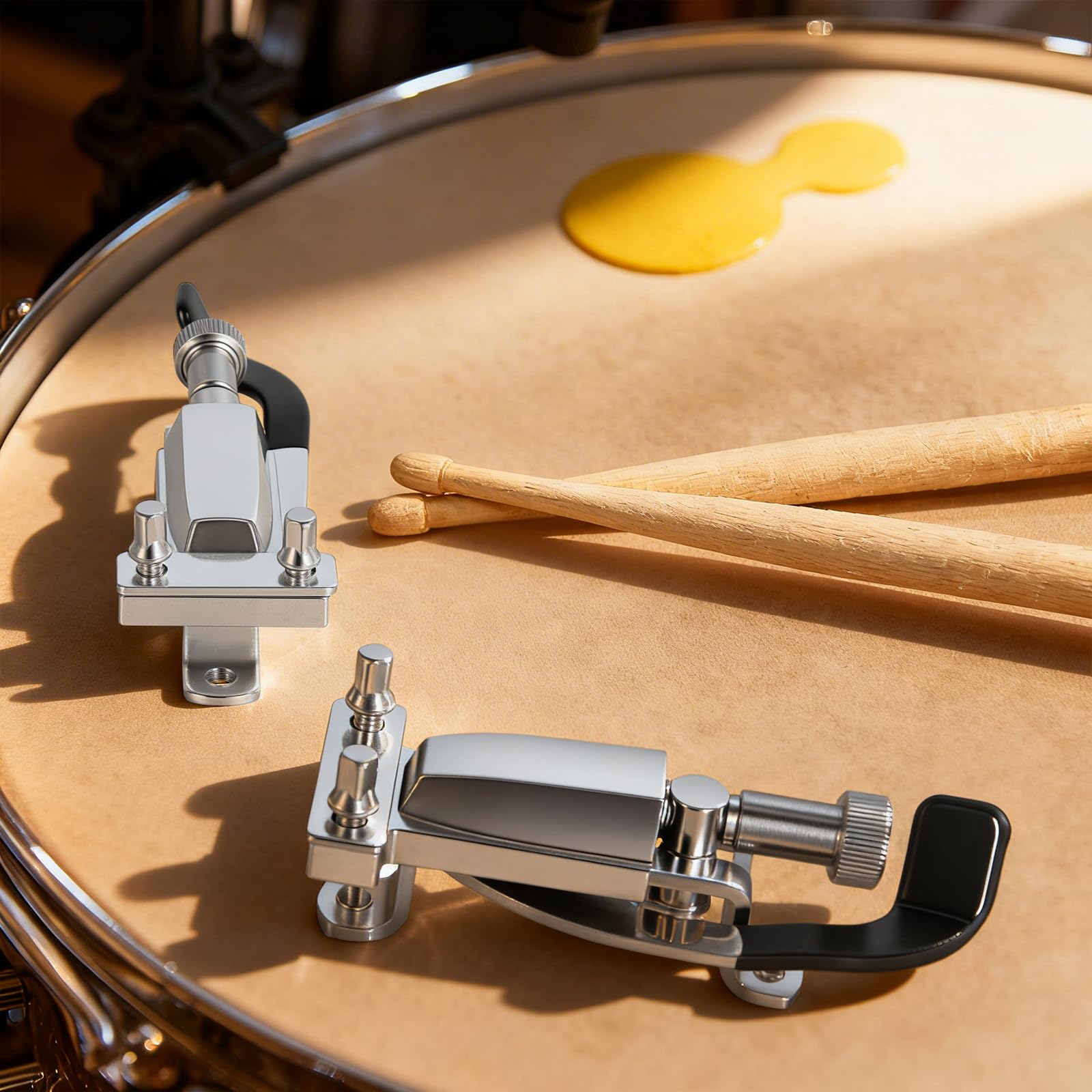 EASTROCK Snare Drum Strainer Silver Snare Drum Modulator F