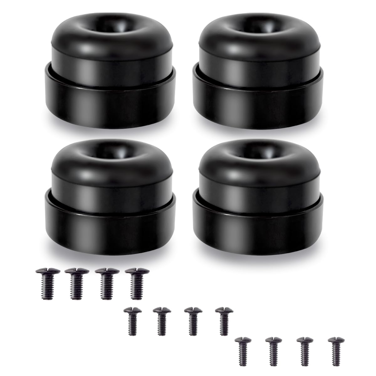 HQPARRTS Subwoofer Isolation Pads/System,with Mount Screws,4Pcs