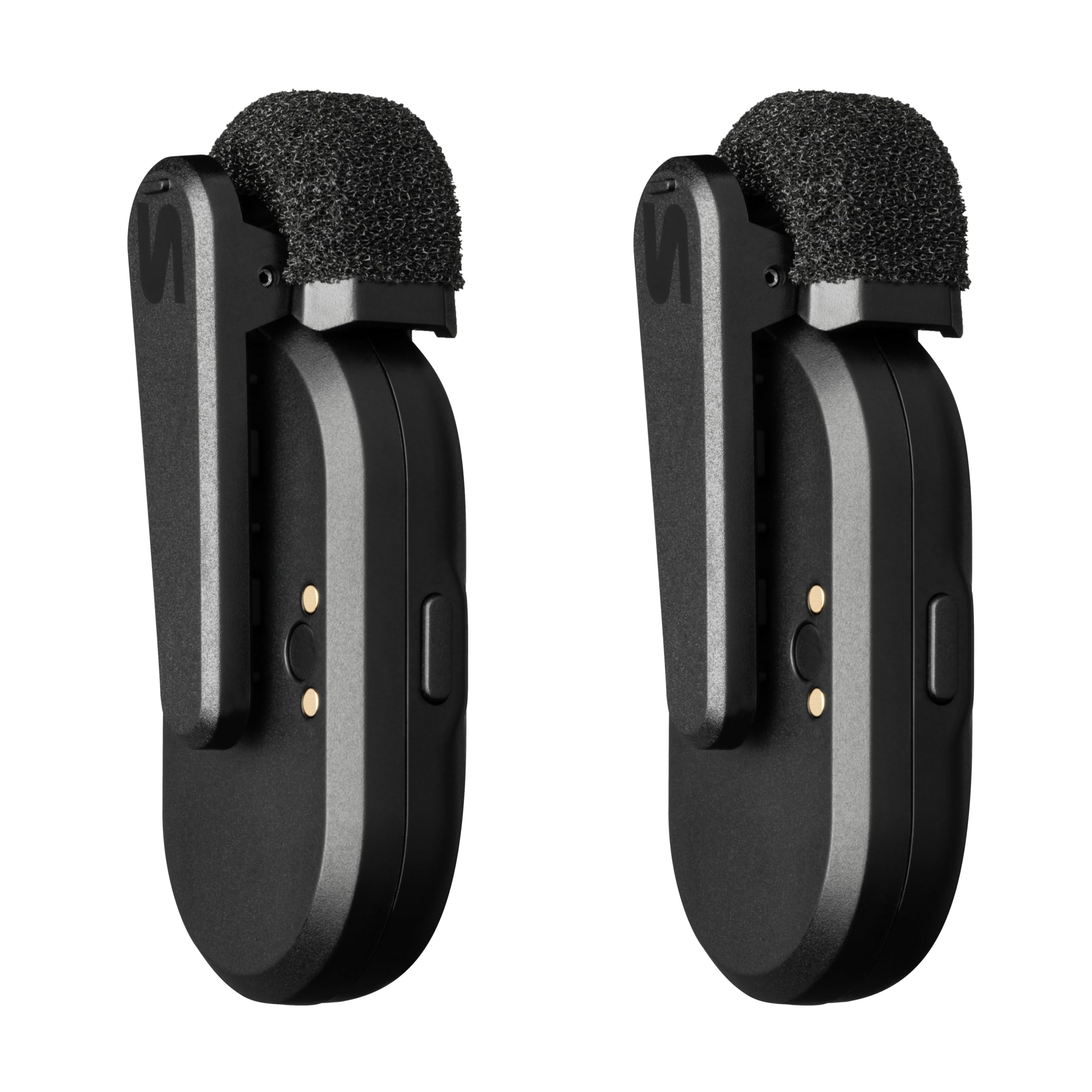 Shure MoveMic Two – Pro Direct to Phone Wireless Lavalier Microphones for iPhone & Android, 2 Bluetooth Mini Mics, 24 Hours Charge, Quick Set Up, IPX4, Compact & Portable Clip Lavs (MV-Two-Z7)