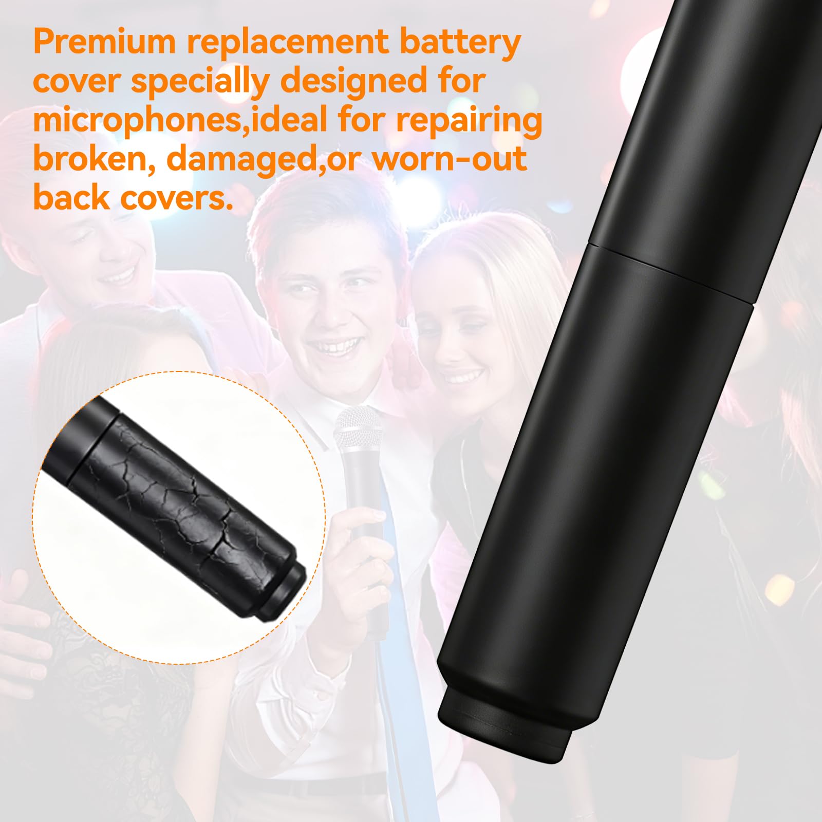 YIBEICO 2-Pack Replacement Battery Cover for Shure SVX2/PG28,SVX24/PG58