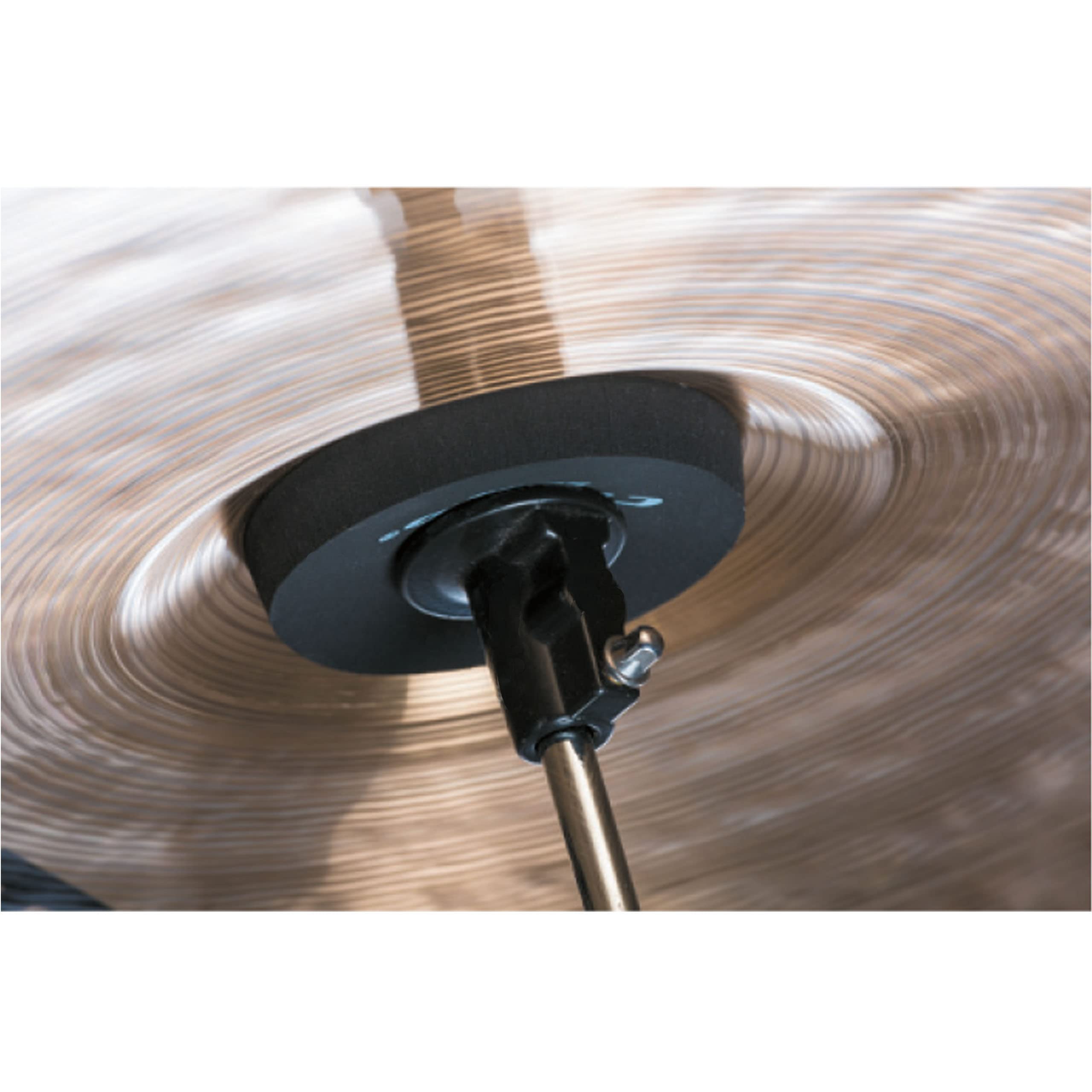 Cympad Moderator Cymbal Tuner Pads – 70mm Double Set – Reduces Overtones & Sustain – Foam Cymbal Washers for Studio, Practice & Live Sound Control