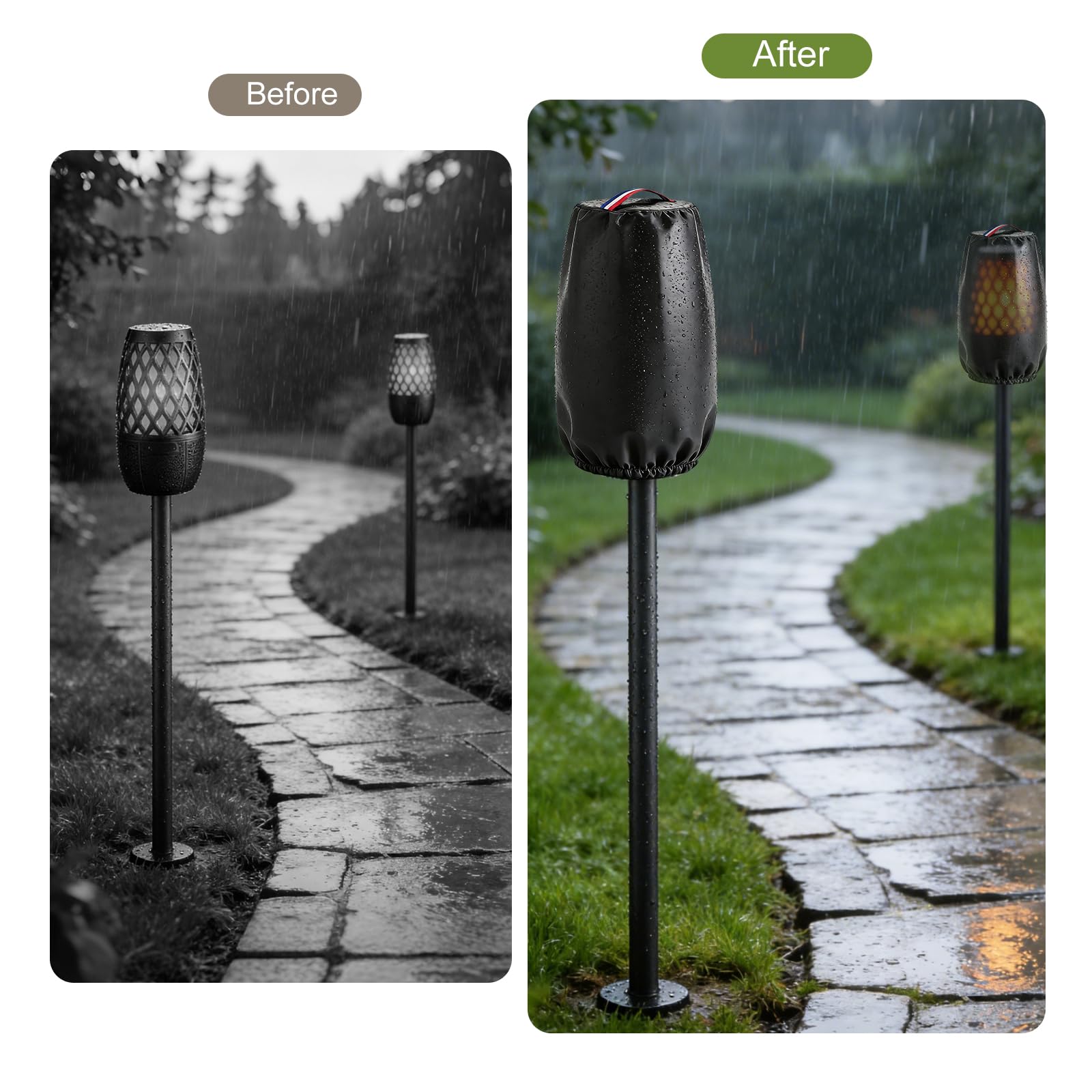 Agustone 2-Pack Waterproof Speaker Covers for BolaButty Bluetooth – 5x8in