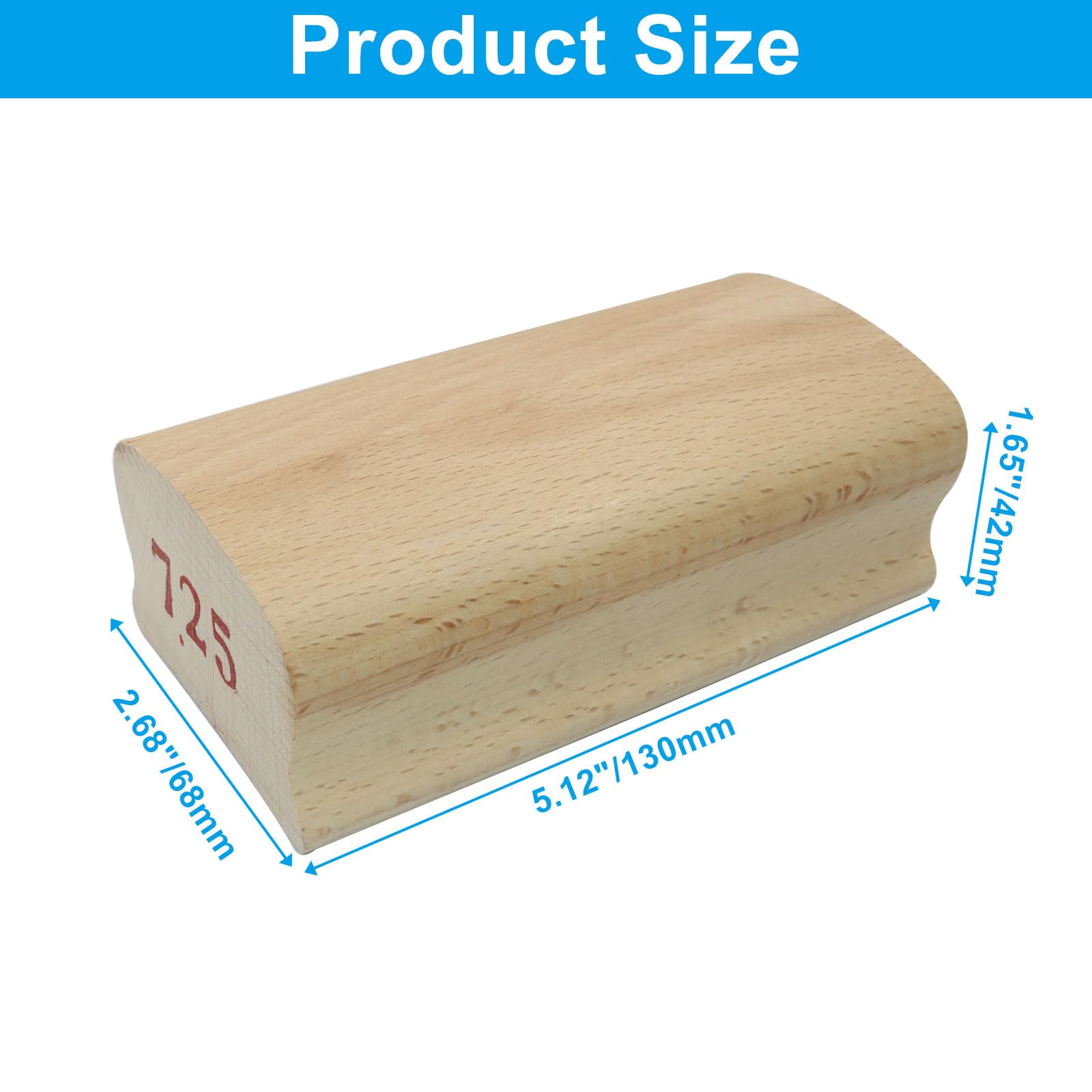 Zorveiio Guitar Radius Sanding Block, 7.25 Inch