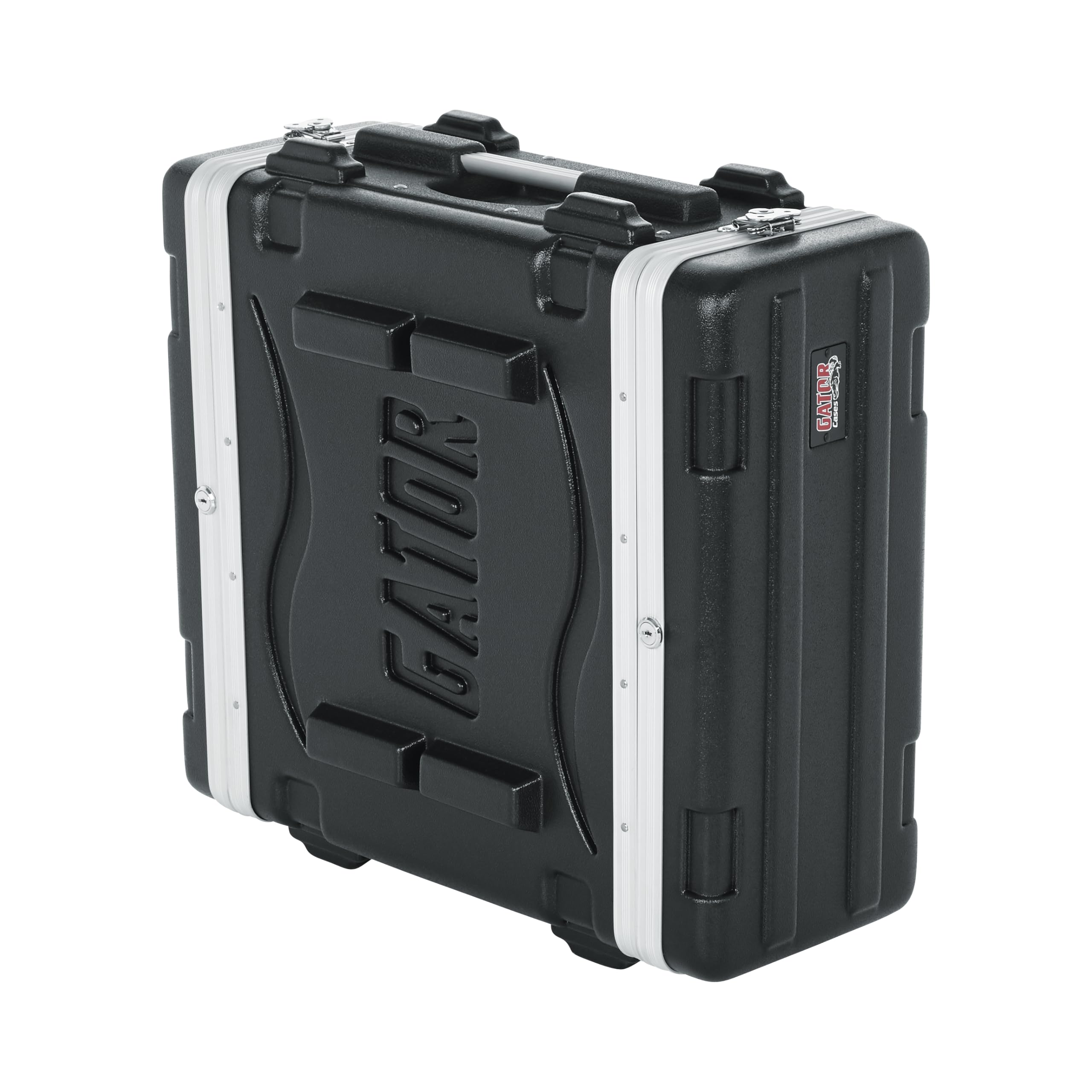 Gator Cases Lightweight Molded 4U Rack Case with Heavy Duty Latches, Standard 19.25″ Depth, (GR-4L)