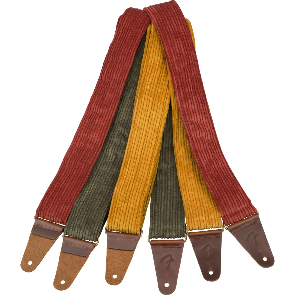 Fender 0990639037 Corduroy Strap, 2in, Antique Cherry