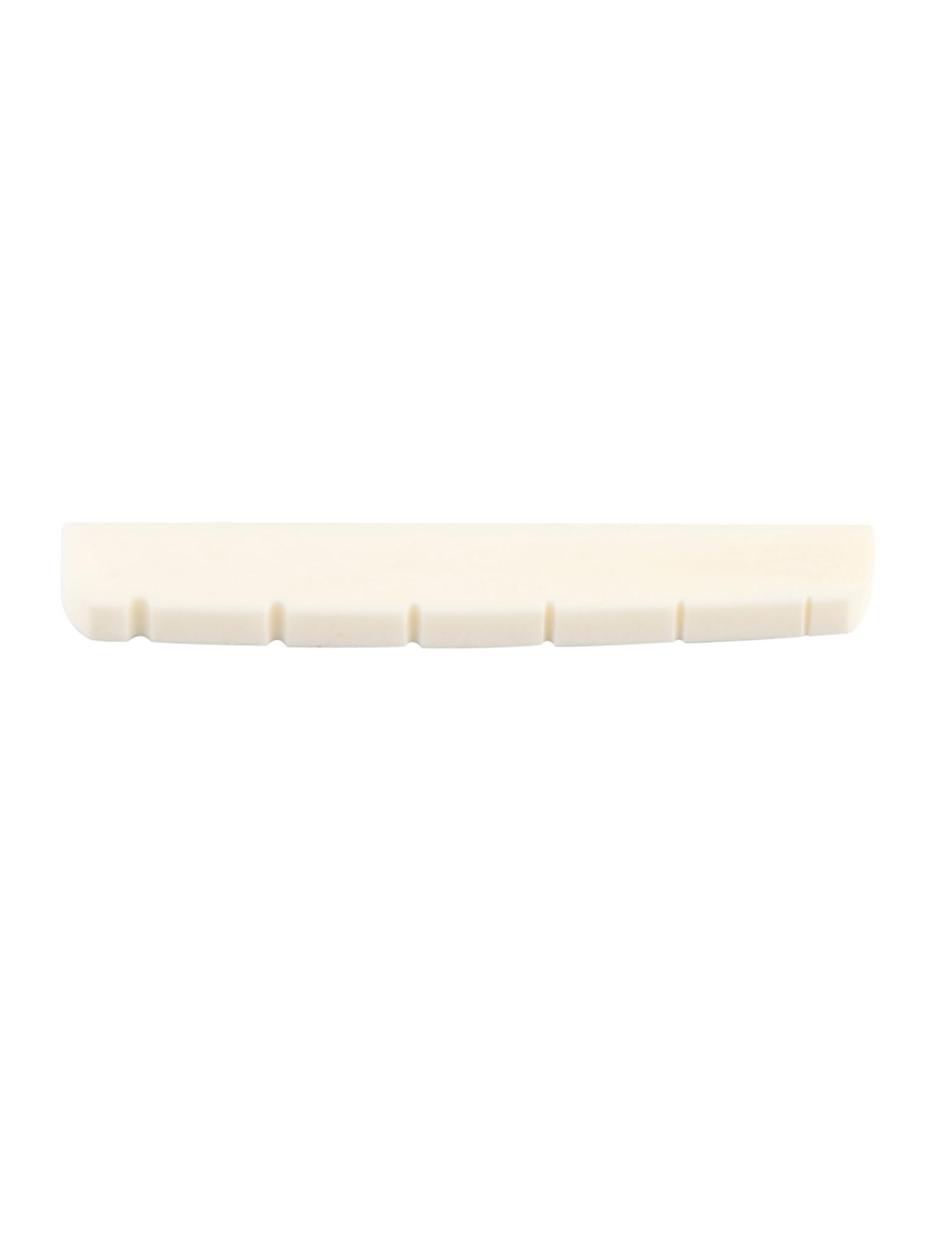 Metallor Bone Guitar Nut 6 String Pre-Slotted Top Nut 42mm x 6mm x 3mm White