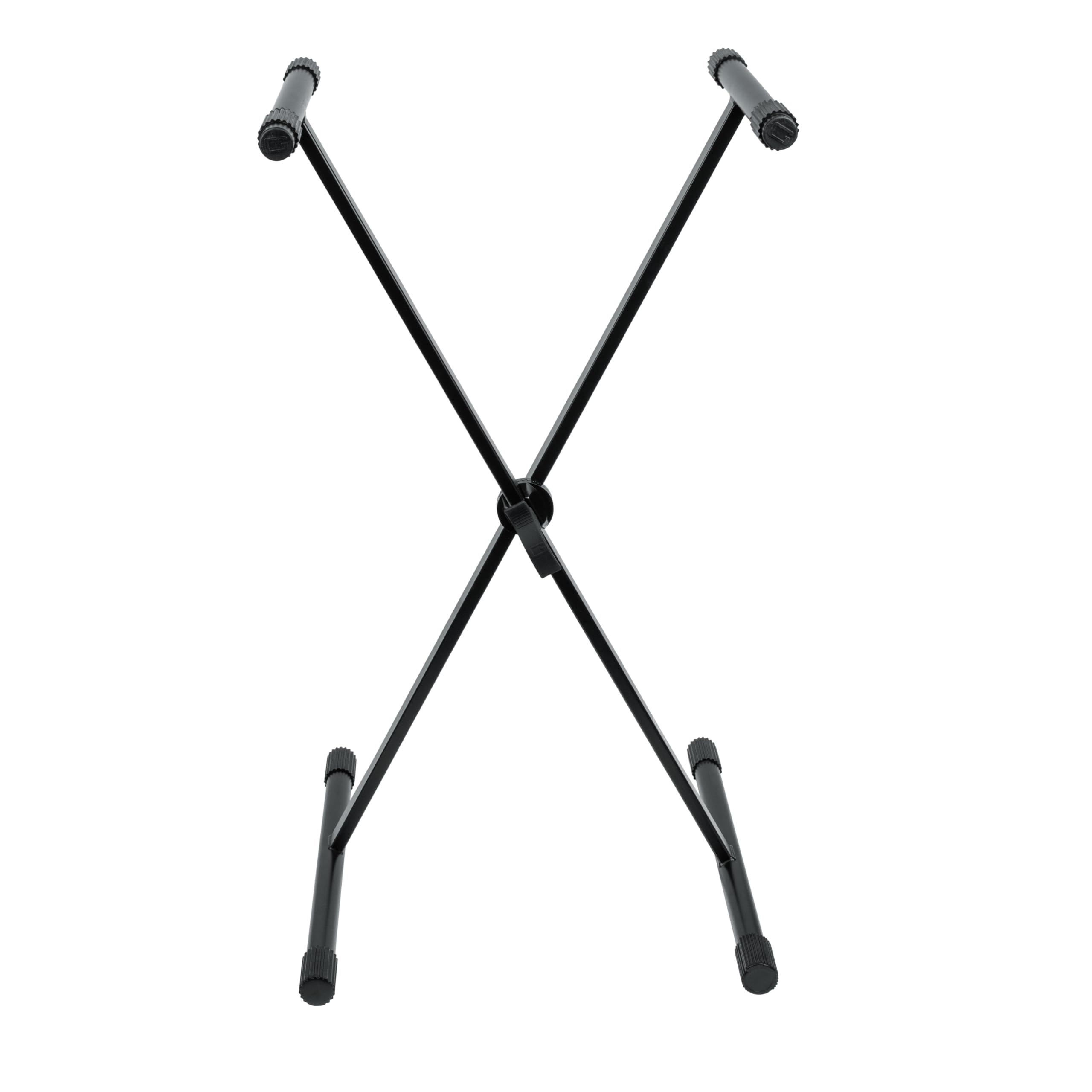 Gator Frameworks Single Brace X-Style Keyboard Stand with Adjustable Height and Leveling Feet (GFW-KEY-1000X)