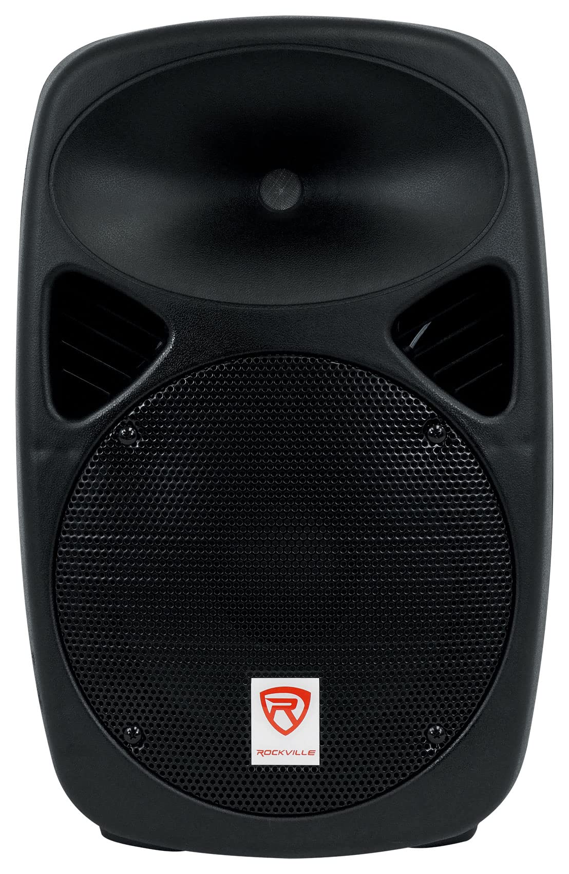 Rockville RPG102K Dual 10″ Powered PA Speaker Package, Mic, Stands, Cables