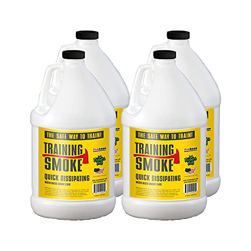 Training Smoke Fluid for Smoke Generators – Optimized for Firebase Machines (4 Gallons Quick Dissipating)