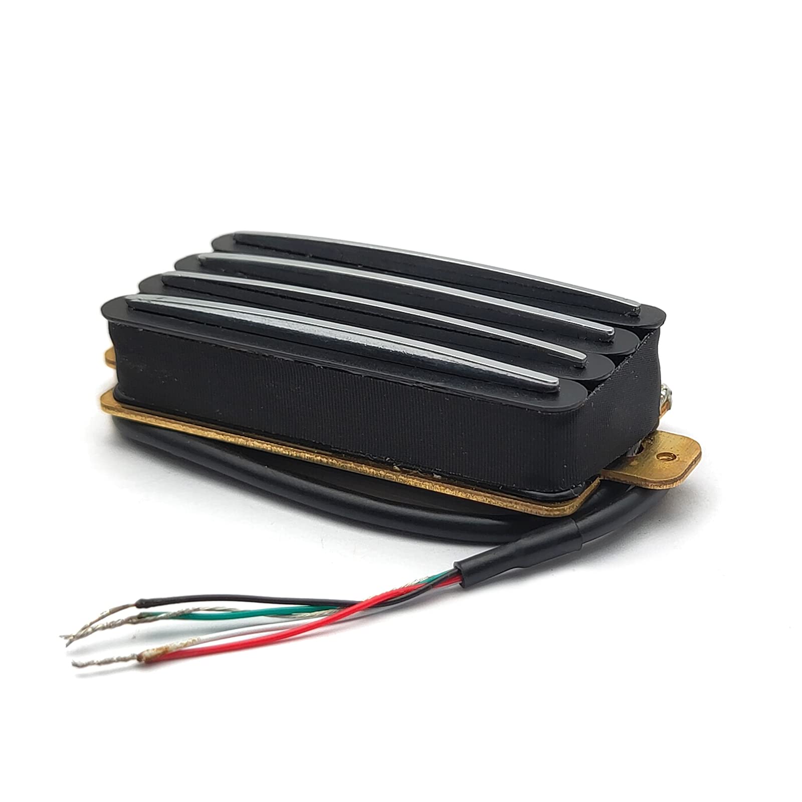 SAPHUE 2-Dual Blade Electric Guitar High Output Track Type Four Coil Humbucker Pickup Black