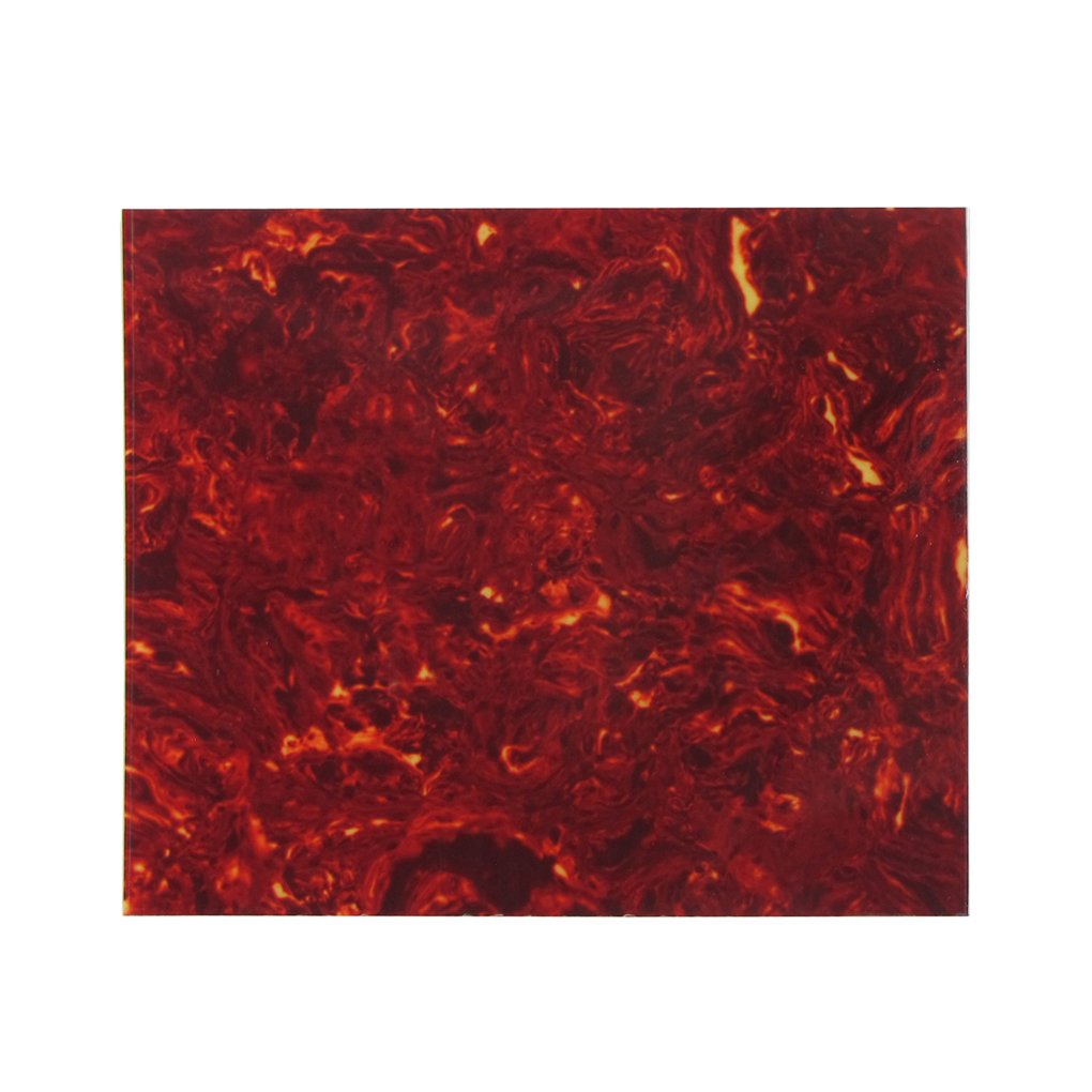 25x20cm Self-Adhesive Acoustic Guitar Pickguard Sheet, Blank DIY Scratch Plate Material Red Tortoise