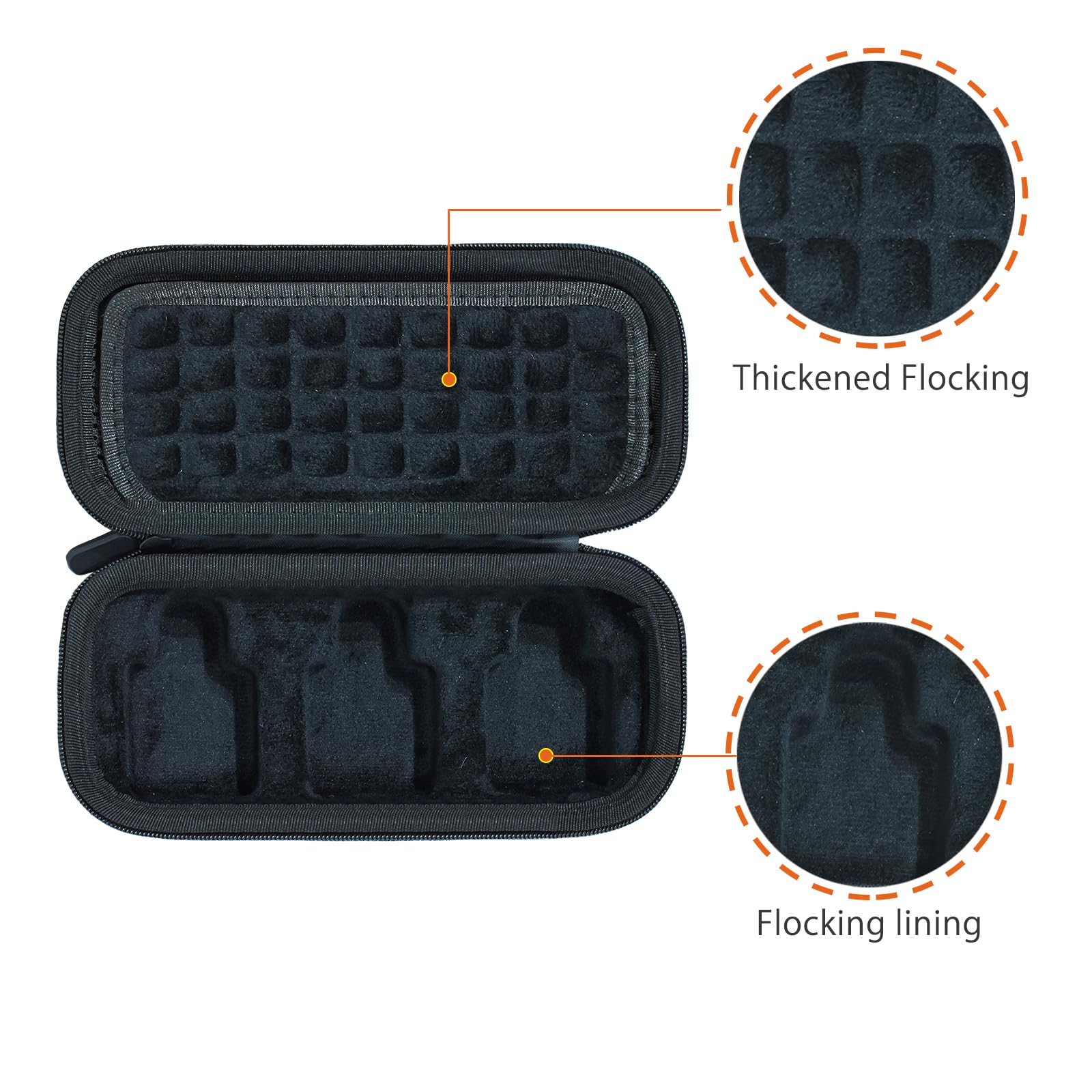 ILouxNei Case Compatible with RØDE Rode Wireless GO Gen 3 III/II Compact Wireless Mic,Black(Only Case)