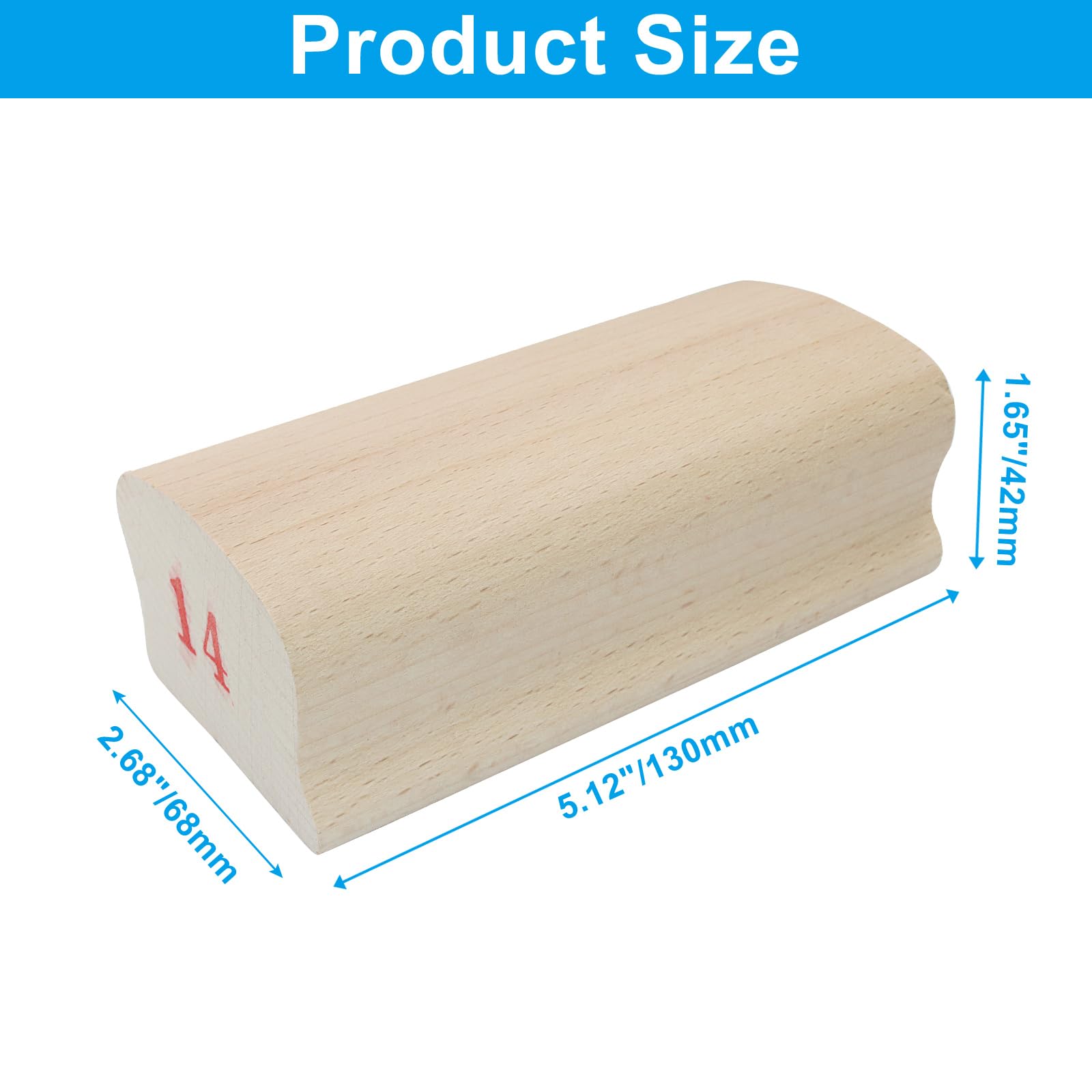 Zorveiio Guitar Radius Sanding Block, 14 Inch