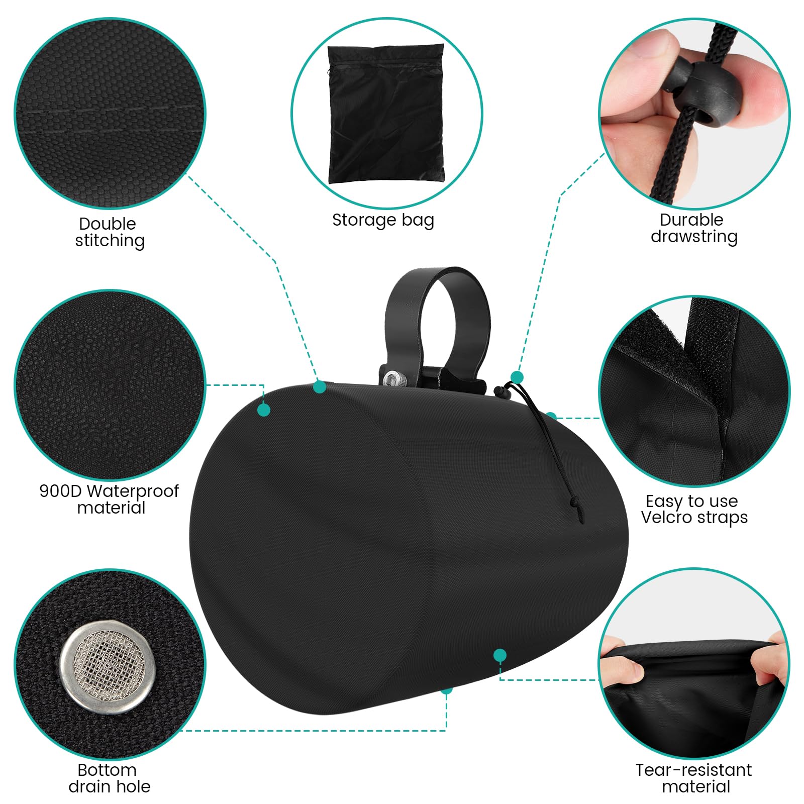 2 Packs Boat Speaker Cover, 900D Marine Wakeboard Tower Speaker Cover