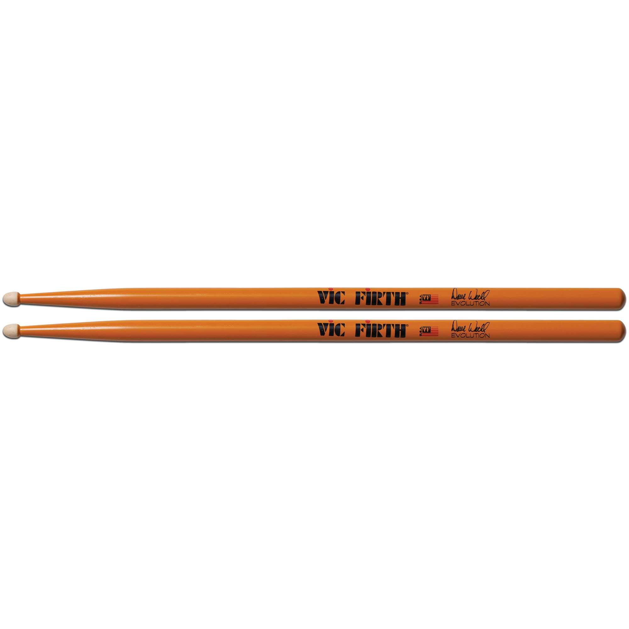 Vic Firth SDW2 Signature Series Dave Weckl Evolution Drumsticks – 3-Pack Bundle with Austin Bazaar Polishing Cloth
