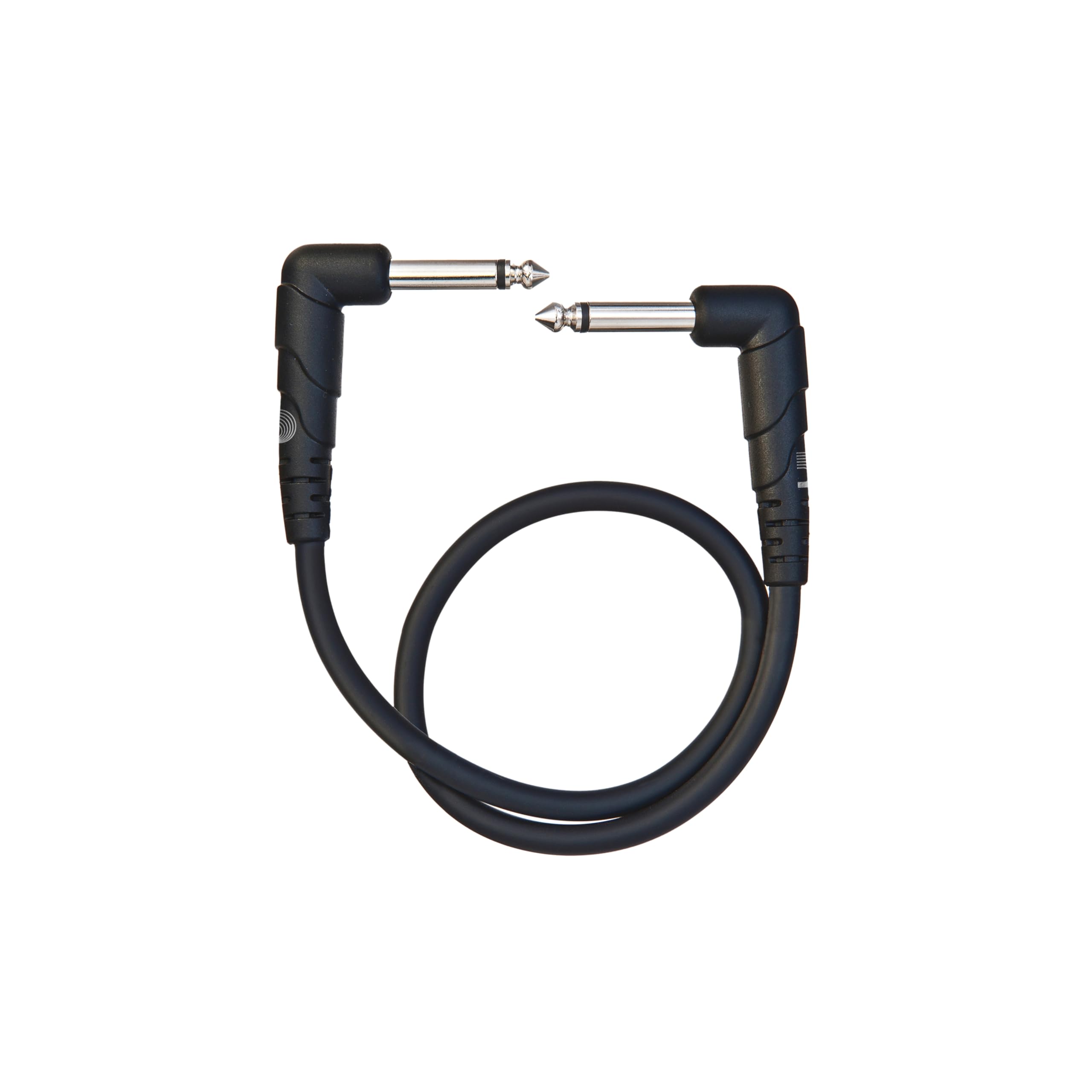 D’Addario Guitar Patch Cable 3 ft Right Angle, 1-Pack