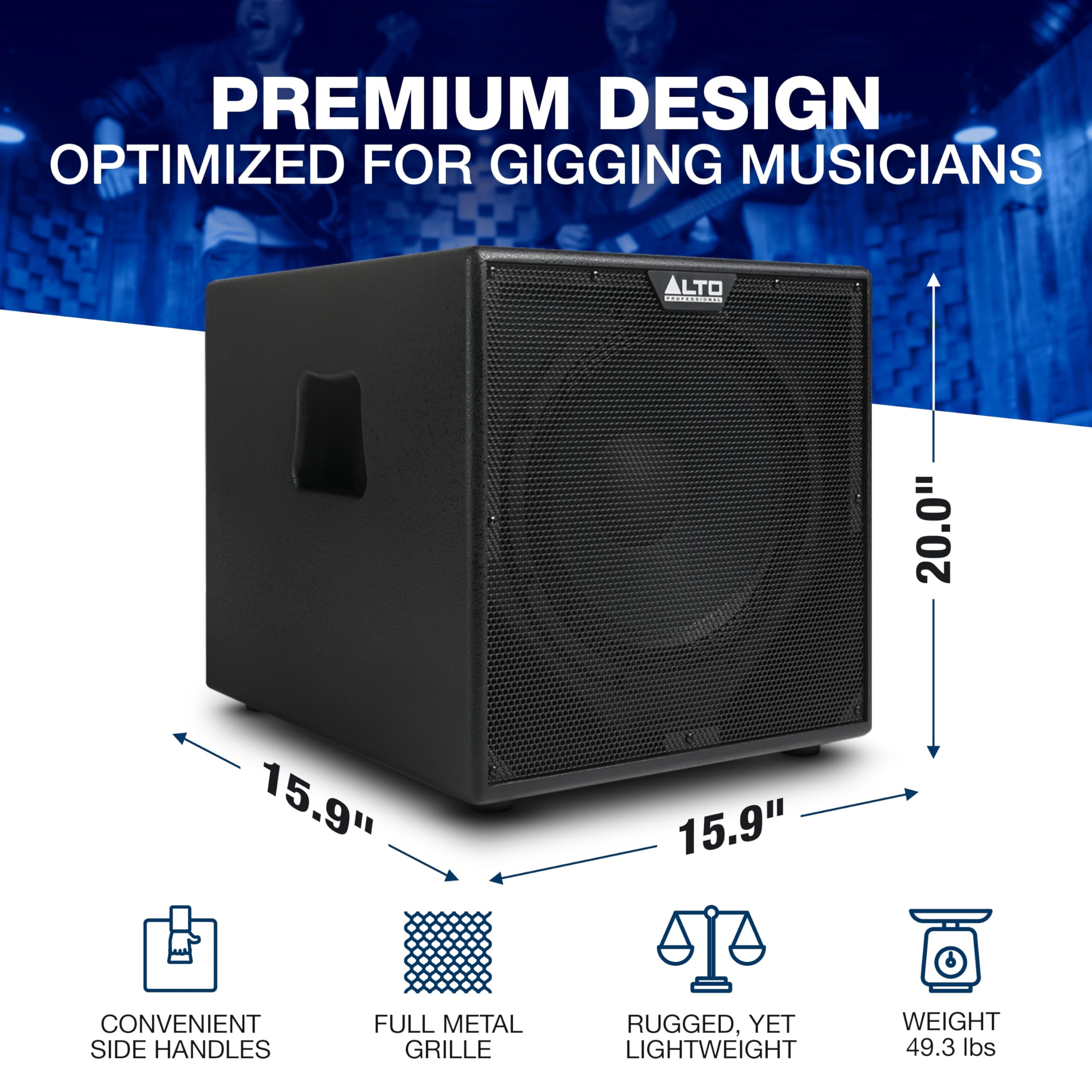 ALTO TX12S 900W 12″ Powered PA Subwoofer