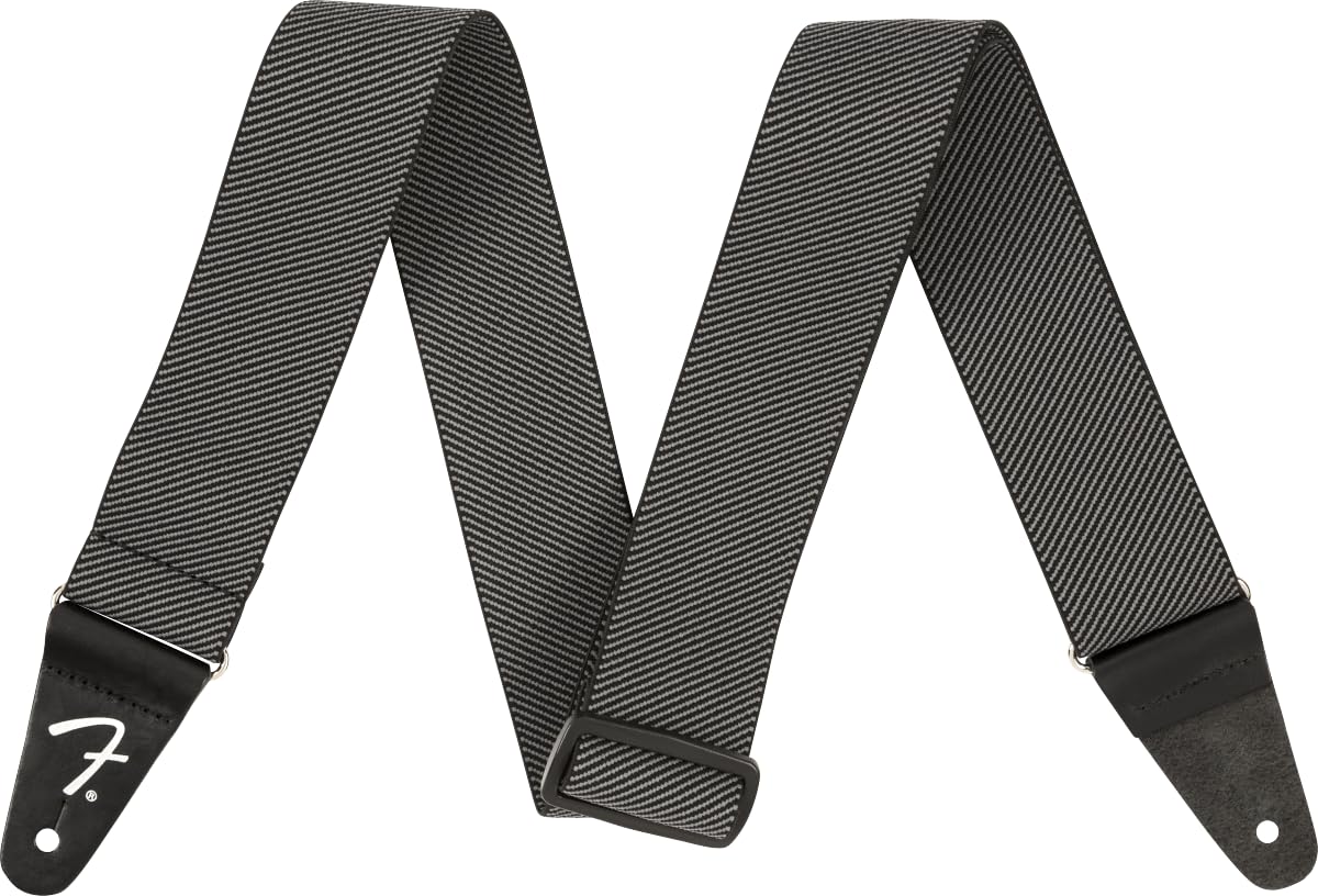 Fender 0990685003 WeighLess Tweed Guitar Strap, Guitar Accessories, 2in, Gray