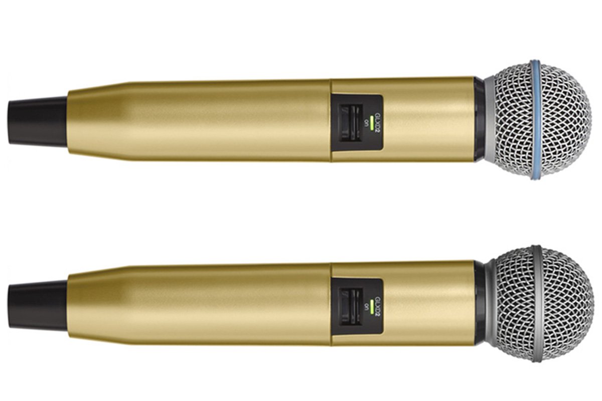 Shure WA723-GLD Colored Handle Only for GLXD2/SM58 and GLXD2/BETA58A Wireless Transmitters (Gold)