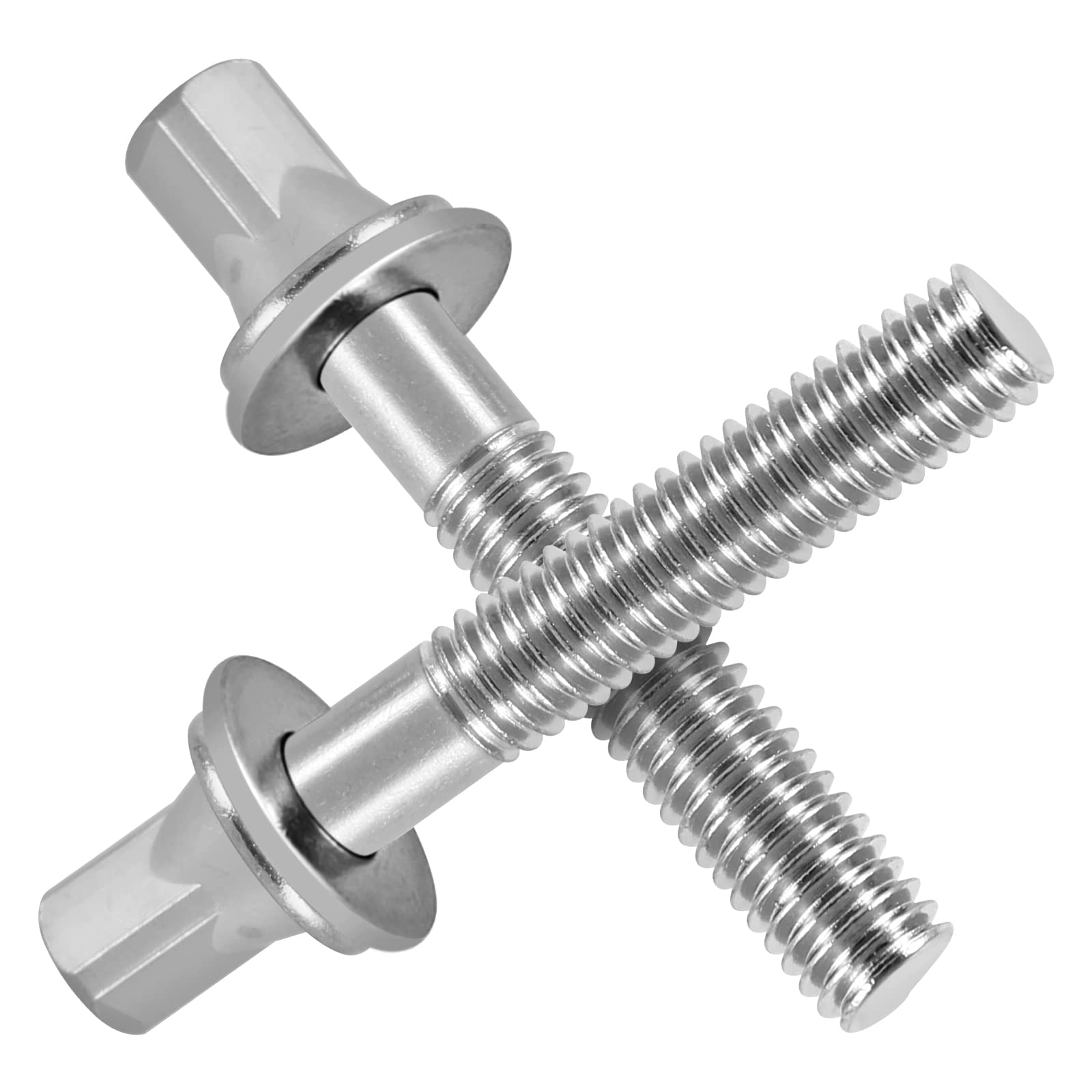 EASTROCK Drum Tension Rods Drum Screw 6 Pack M5X1 4/5 Inch