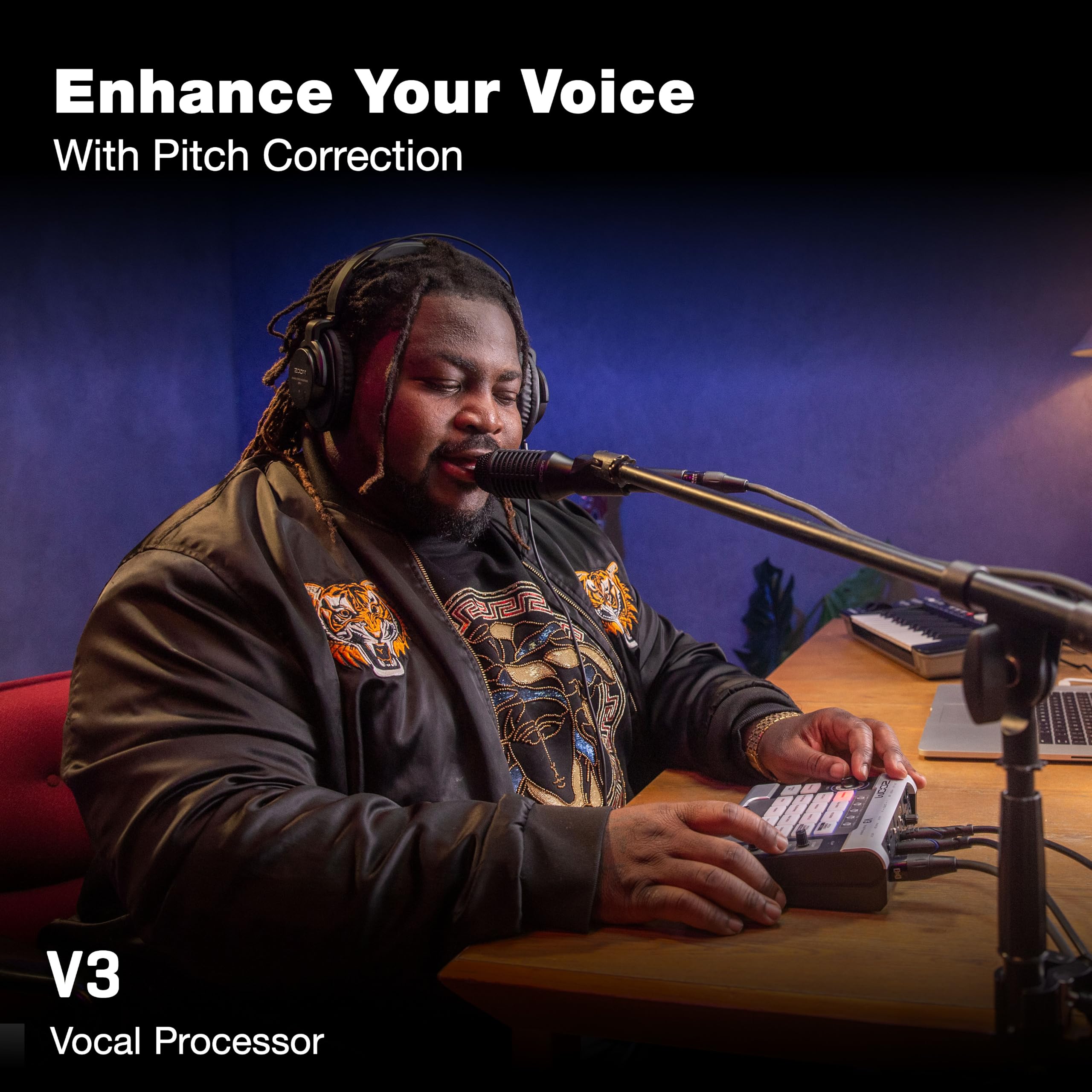 Zoom V3 Vocal Processor for Streaming & Live Performance