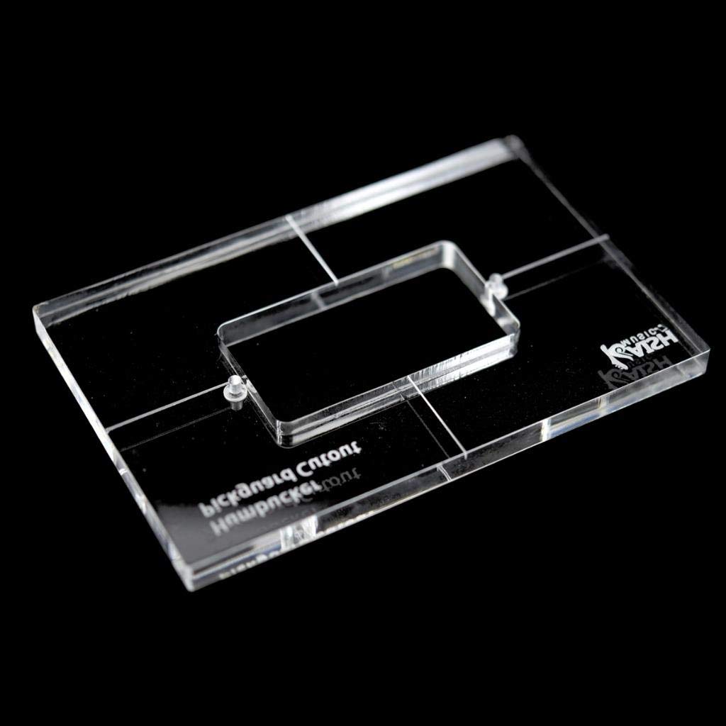 KAISH Acrylic Humbucker Pickup Routing Template Pickup Templates for Pickguard Rout