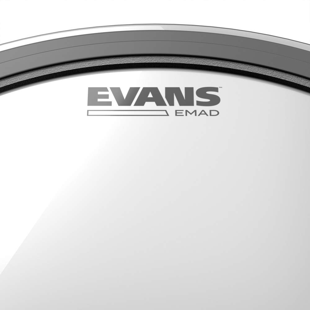 Evans EMAD Clear Bass Drum Head – 22 Inch