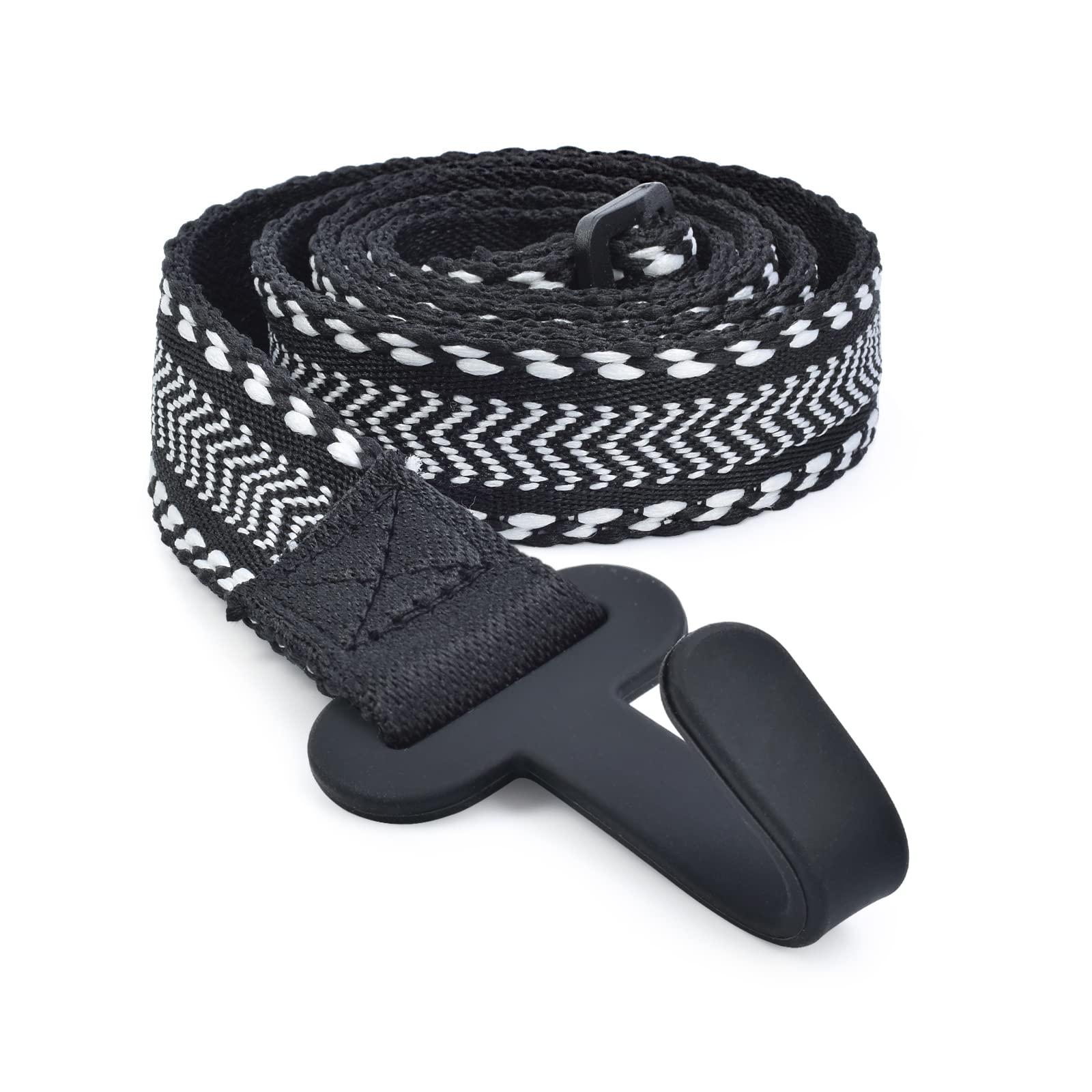 CLOUDMUSIC Ukulele Strap Clip On, White Arrow