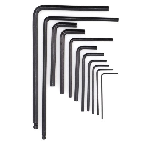 Cheerock 11-Piece Guitar Ball End Allen Wrench Set with Truss Rod Wrench
