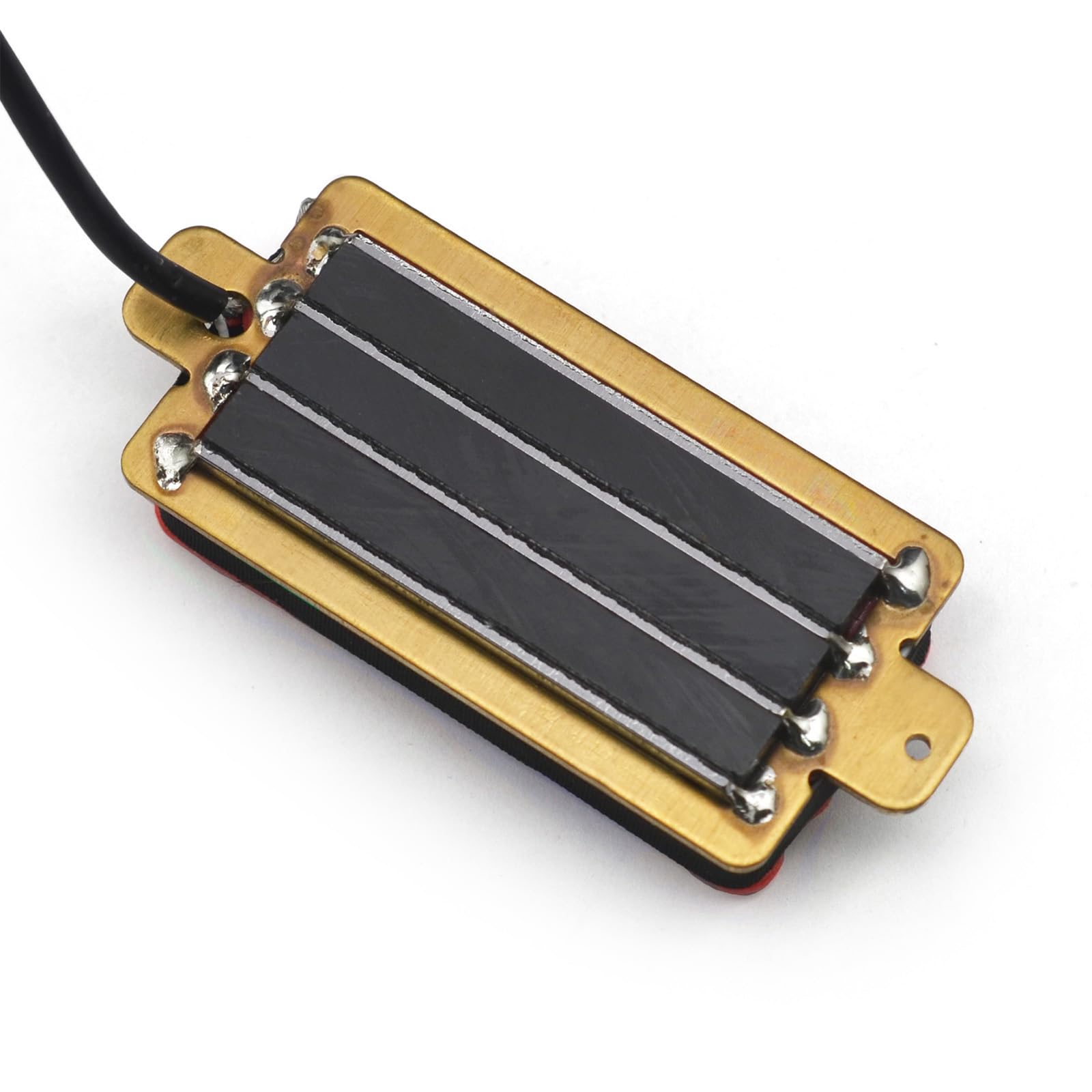 SAPHUE 2-Dual Blade Electric Guitar High Output Track Type Four Coil Humbucker Pickup Red