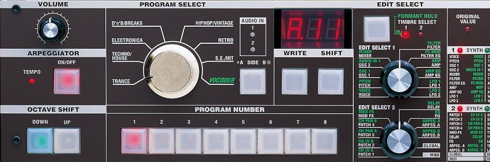 Korg microKORG Compact Analog Modeling Synthesizer w/ Vocoder Mini Mic