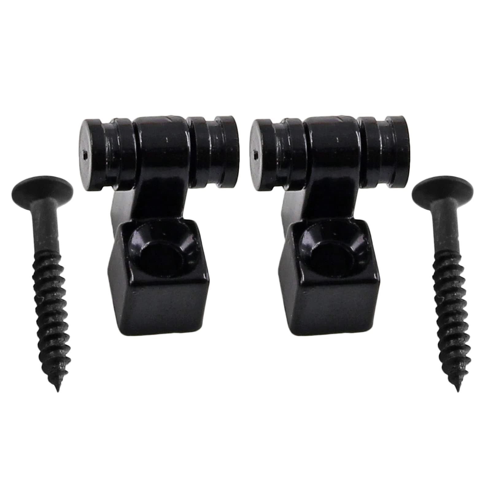 Jersvimc 2 Pcs Guitar Roller String Tree, Black, for Tele Start