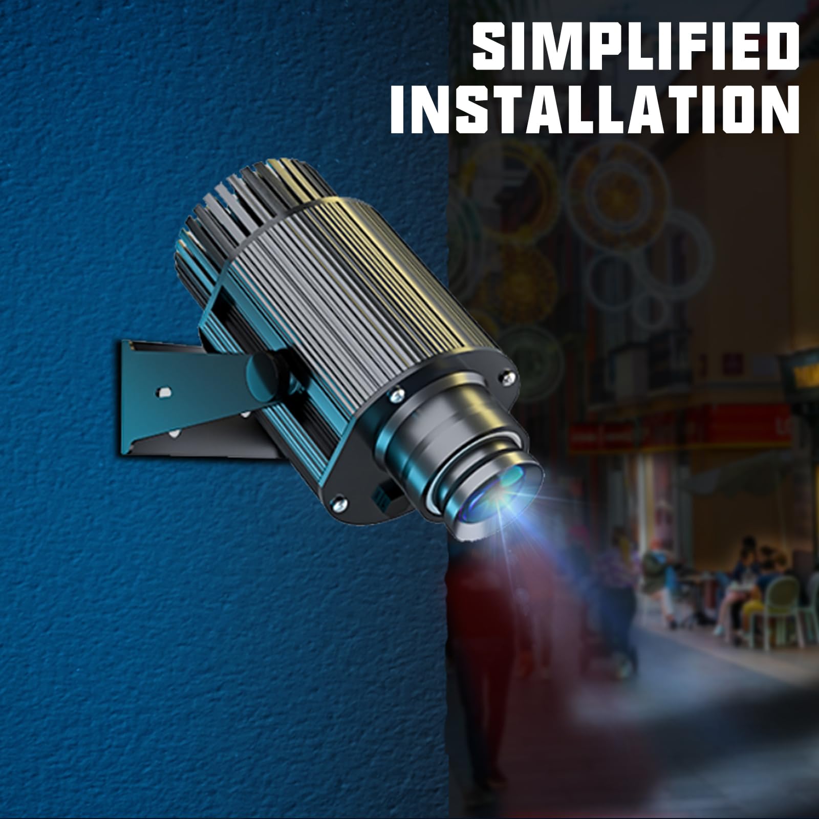 YYD Logo Projector Lights Custom GOBO projectors for Store Business or wall Outdoor Waterproof ip67 HD led for Shop Advertising and Wedding
