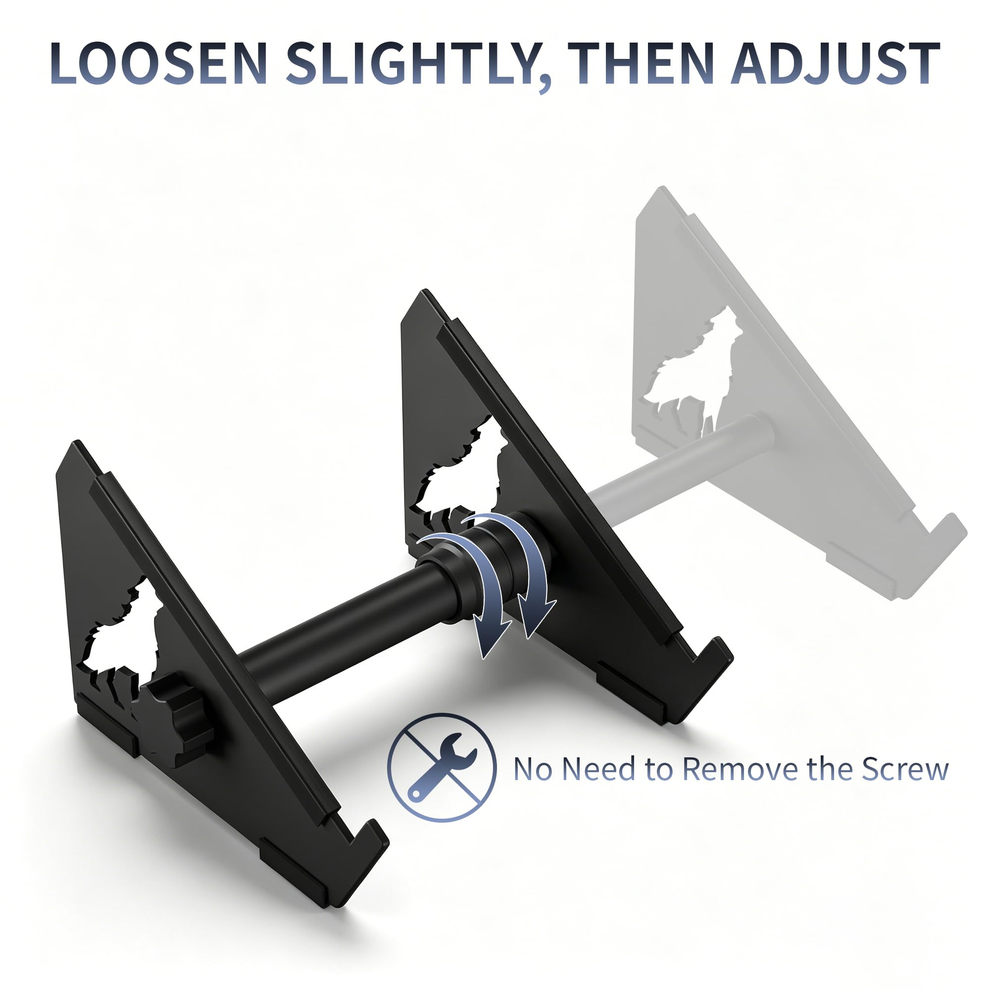 MAOTUWEILAI Adjustable Desktop Stand for MIDI Controllers, Synthesizers, Samplers & Audio Interfaces, 6.6″–10.6″ Width, 30° Angled Desktop Gear Stand with Non-Slip Pads & Front Stop