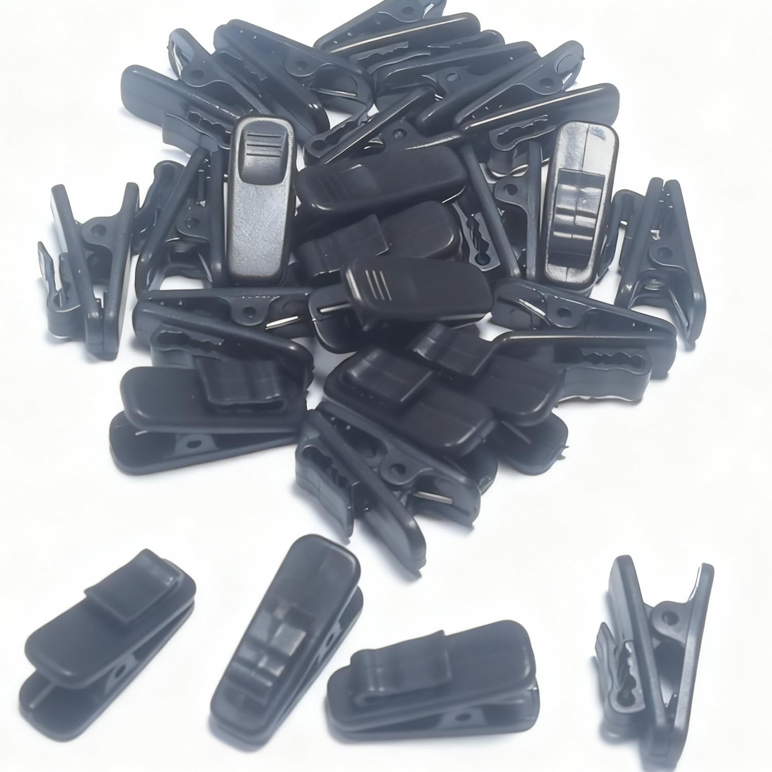 26 Pack Headphone Cable Clips, Anti-Slip Wire Holder for Earphone, Microphone, Earbud Cords – Clip to Shirt, Collar for Tangle-Free Music & Calls During Exercise, Work, Office