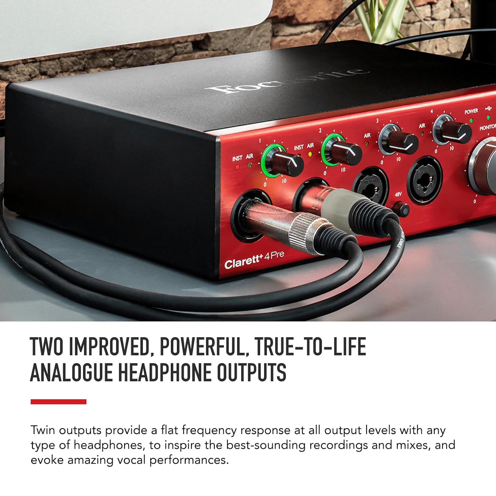 Focusrite Clarett+ 4Pre 18-In/8-Out USB-C Audio Interface