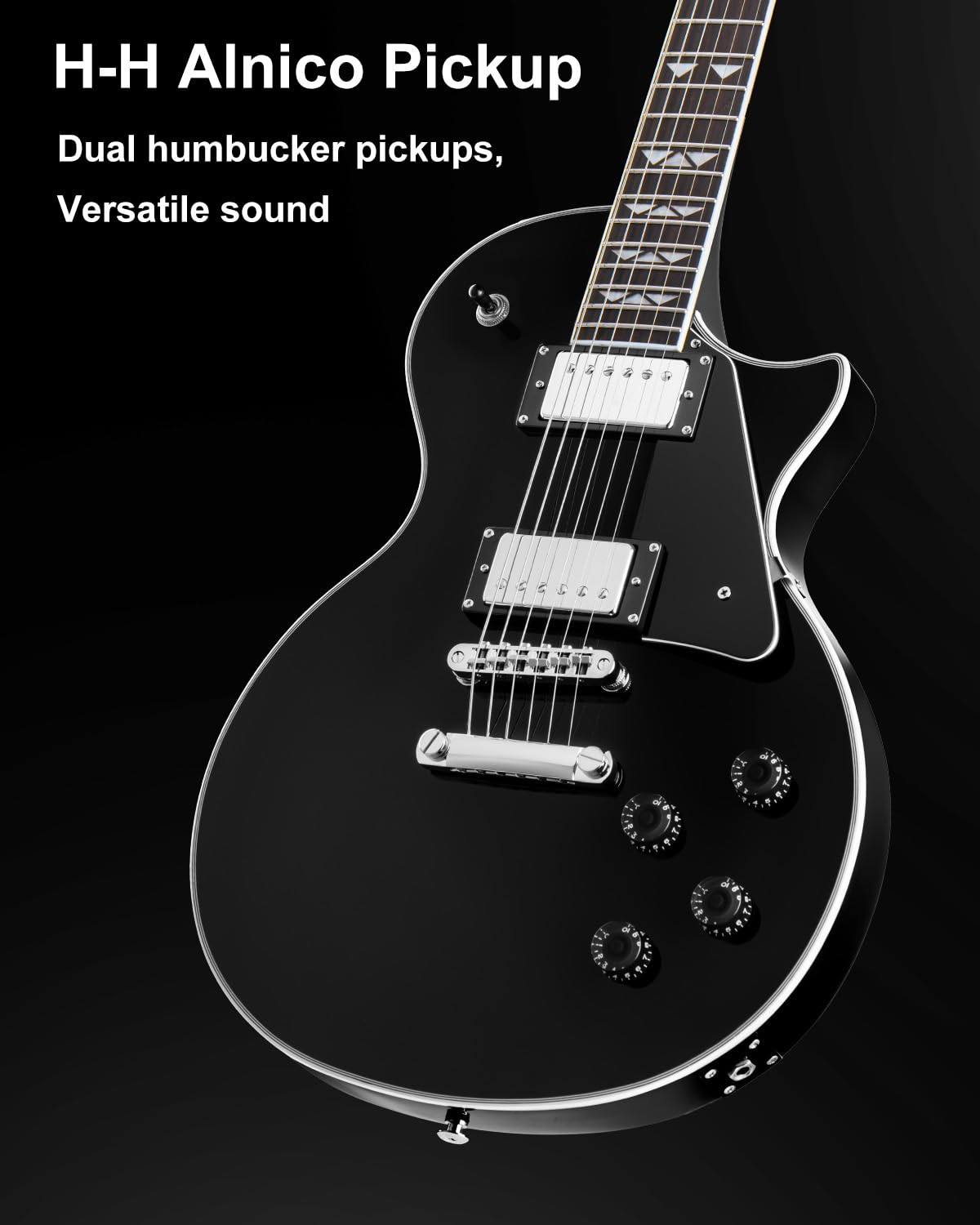 WestCreek Underdog electric guitar (Black)